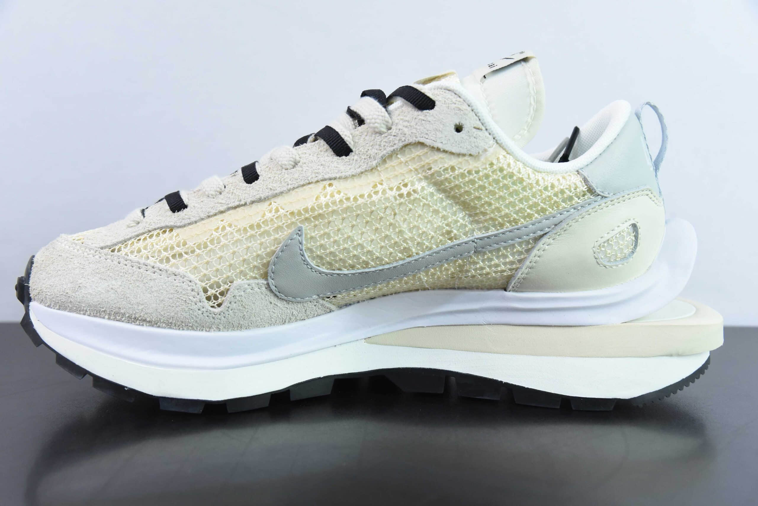 耐克Nike Sacai x NIKE VAPORWAFFLE 白黑3.0联名解构走秀款纯原版本 货号：CV1363-101