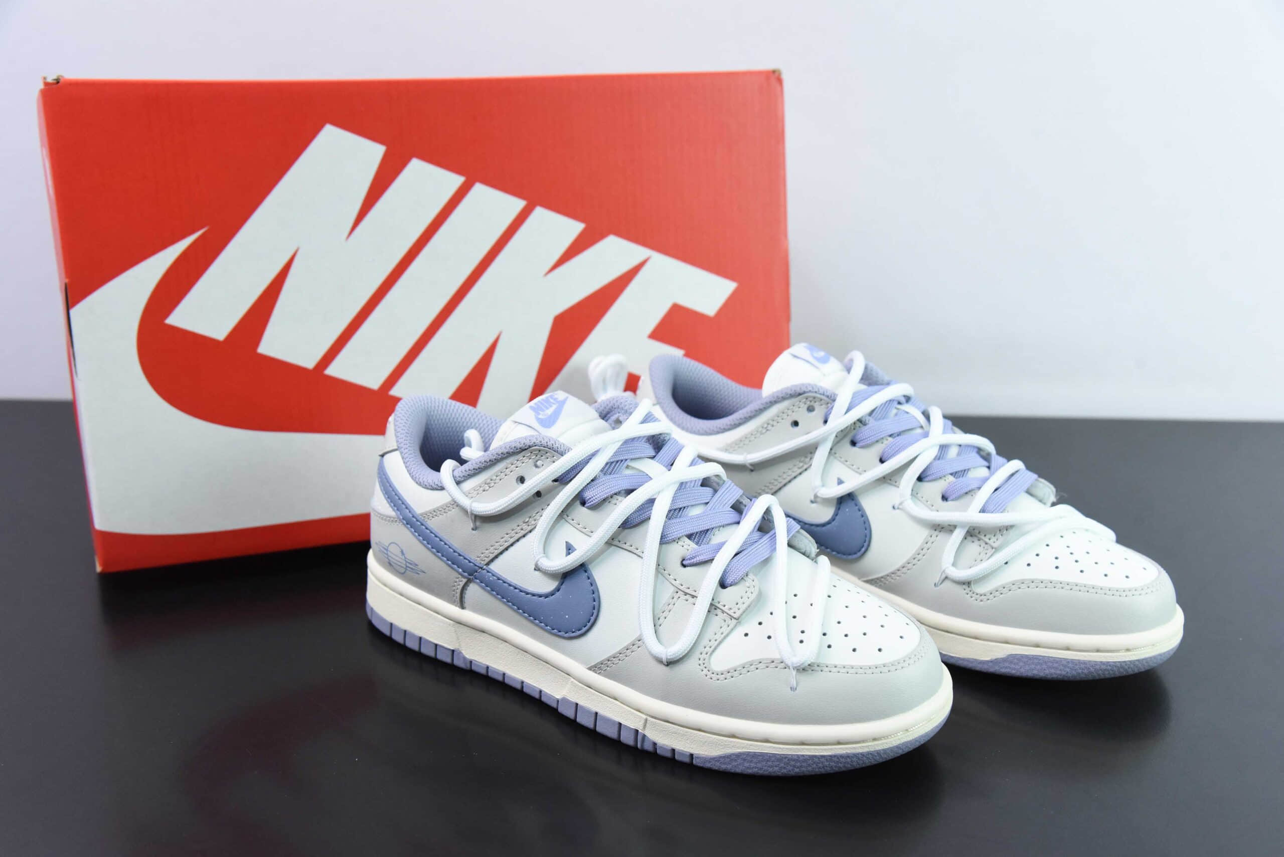 耐克Nike Dunk Low 紫岛星际绑带SB低帮休闲滑板鞋纯原版本 货号：DD1503-500