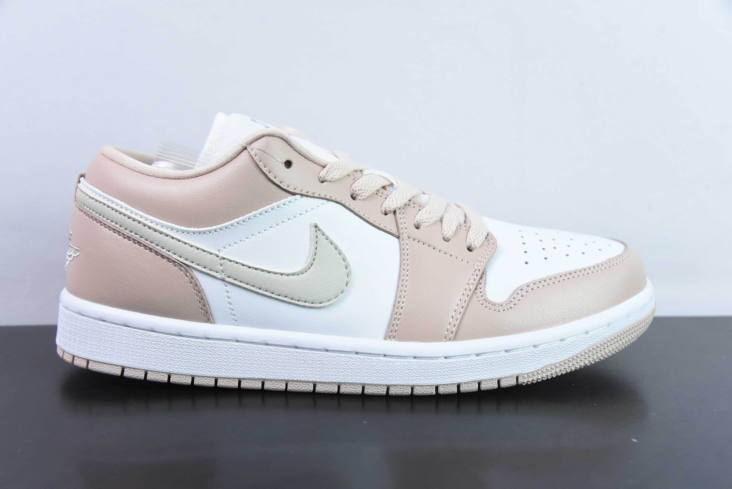 乔丹Air Jordan 1 Low AJ1白粉脚趾低帮复古篮球鞋纯原版本 货号：DC0774-120