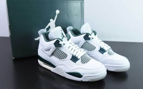 乔丹Air Jordan AJ4 Retro 氧化白绿男子文化篮球鞋纯原版本 货号：FQ8138-103