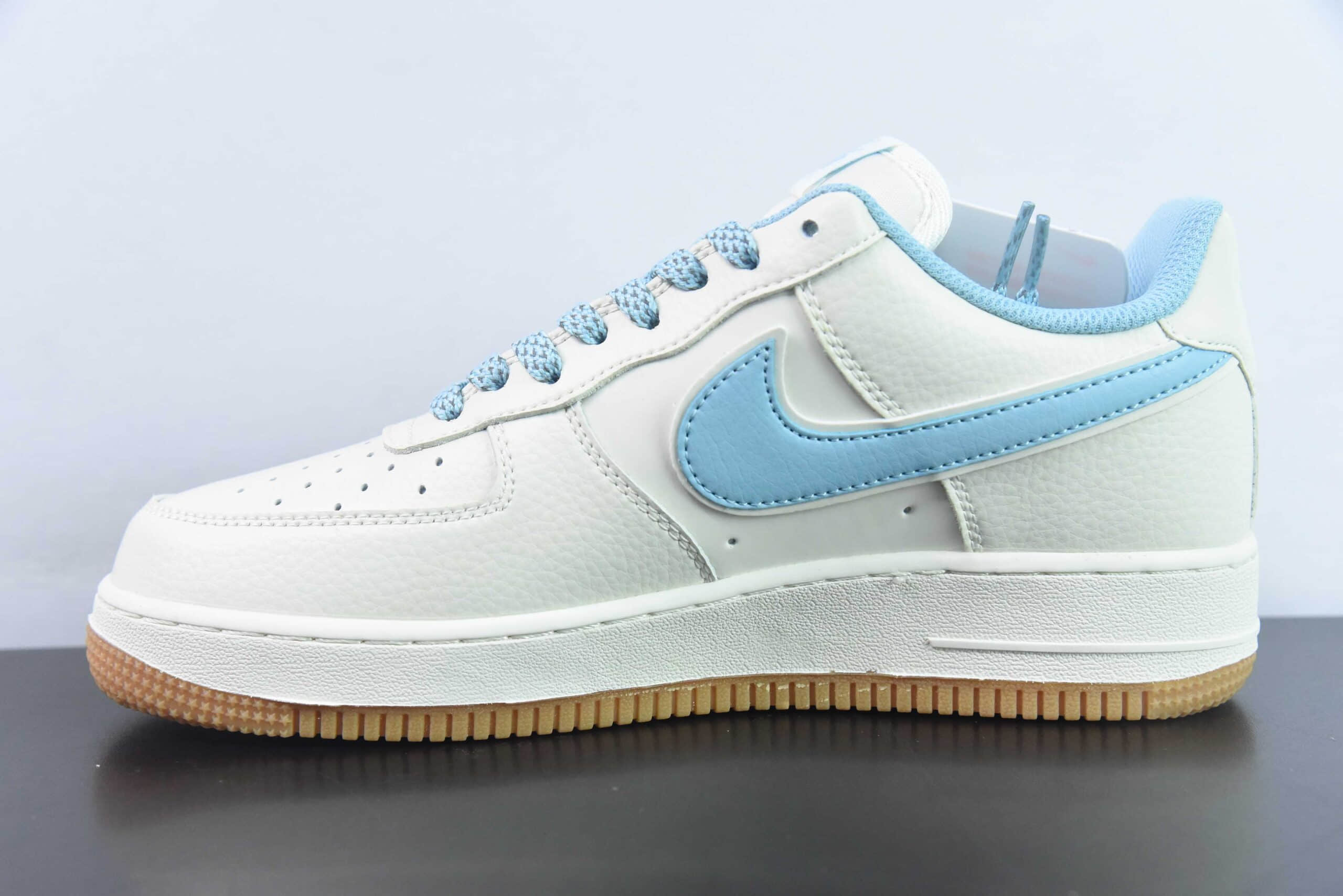 耐克NIke Air Force 1 '07 Low “米白浅蓝满天星”空军一号低帮运动鞋纯原版本 货号:HD1689-108