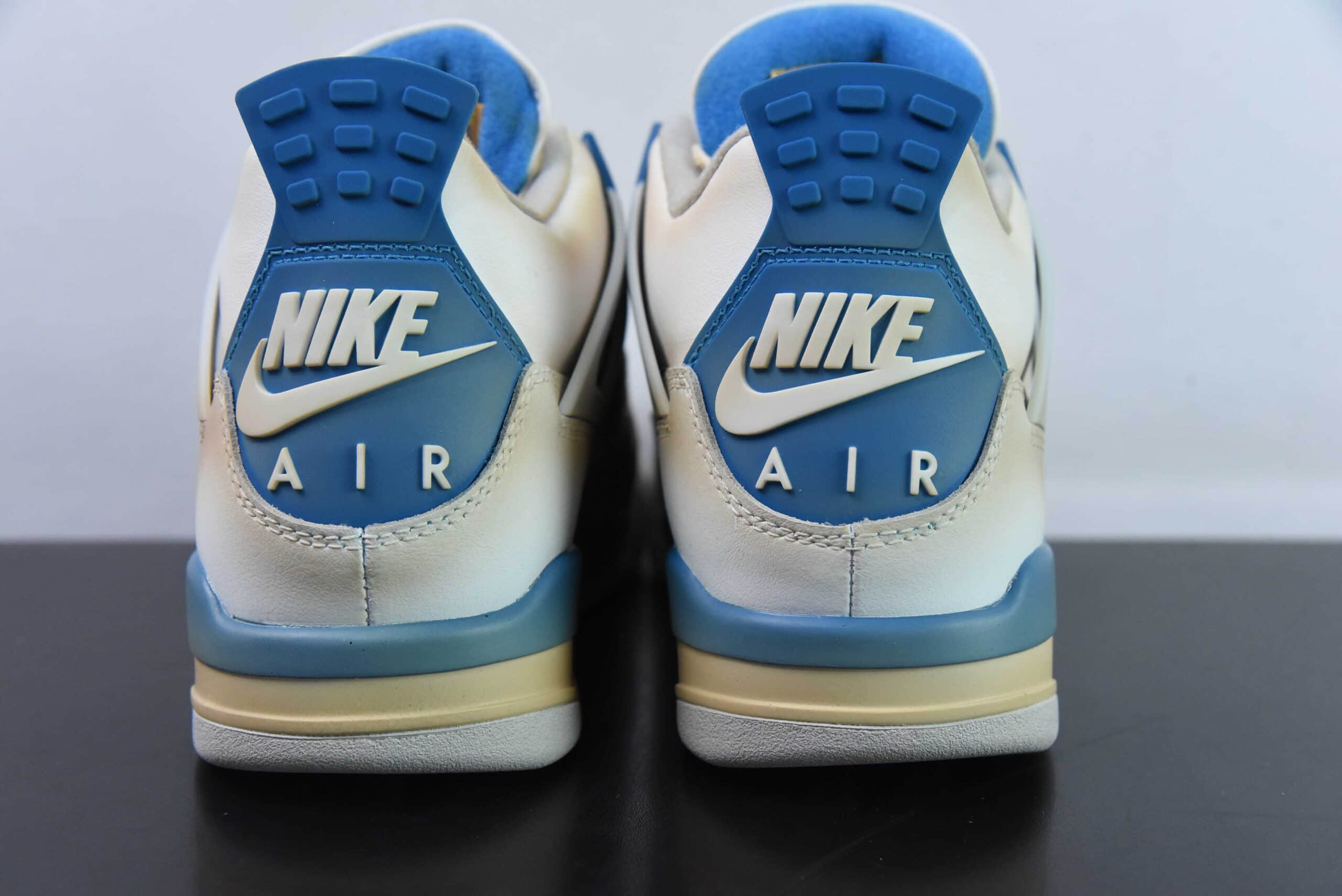 乔丹Air Jordan 4 Retro OG AJ4白宝蓝杰尼龟中帮复古文化篮球鞋纯原版本 货号：308497-105