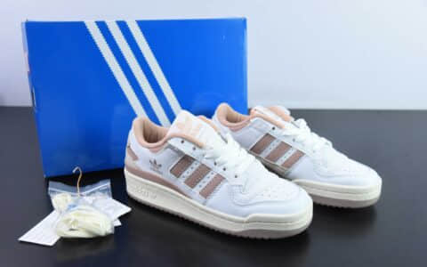 阿迪达斯Adidas Originals Forum 84 Low “皮革白褐粉低帮休闲板鞋纯原版本 货号：IG1426