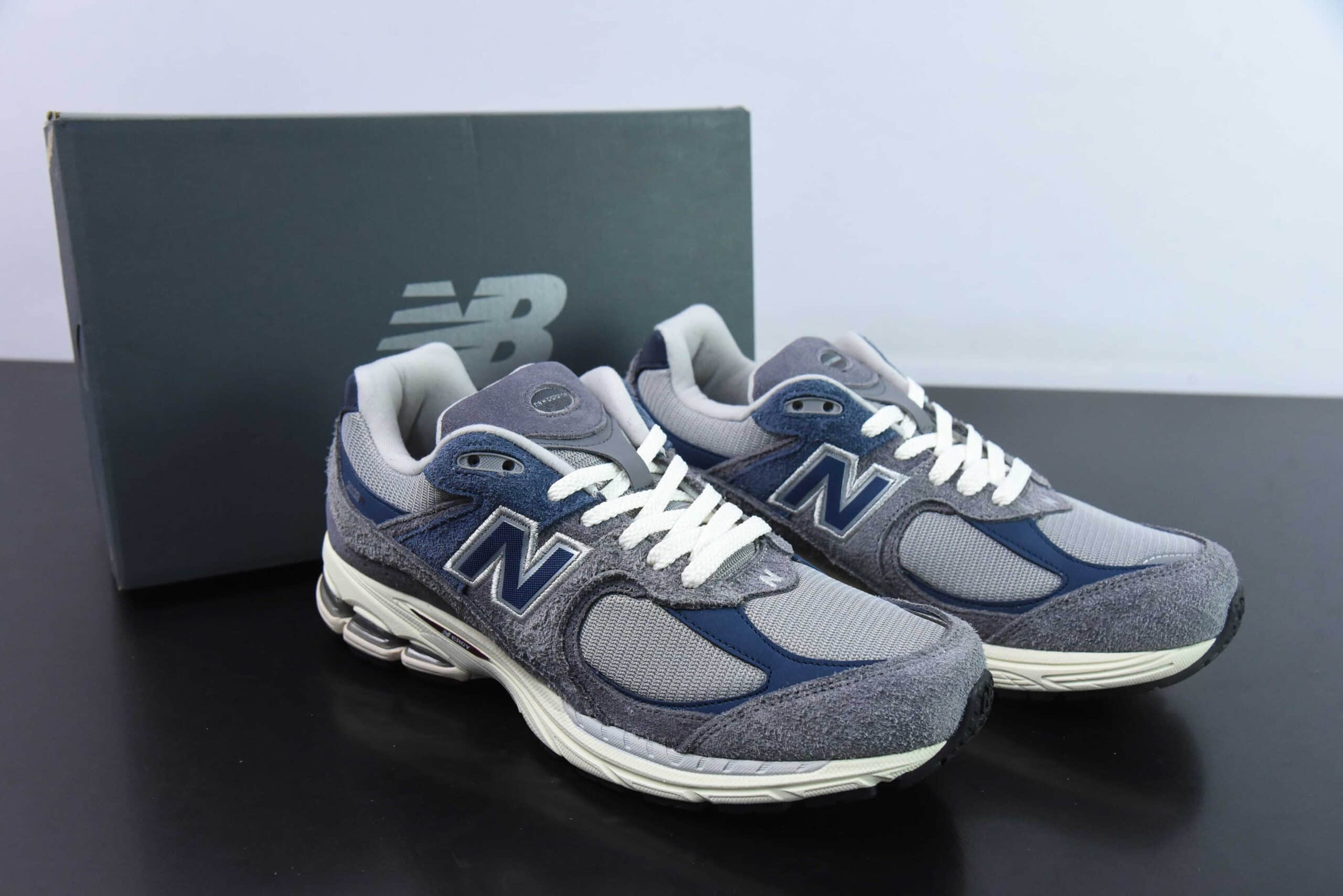 新百伦New Balance 2002系列经典蓝灰复古休闲跑步鞋纯原版本 货号：M2002REL