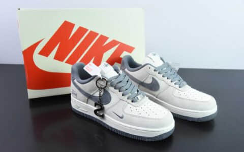 耐克NIke Air Force 1 '07 Low 斯图西联名米银灰猪八空军一号低帮休闲板鞋纯原版本 货号：HD1968-013