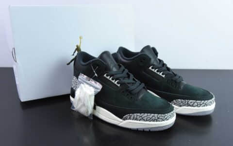 乔丹Air Jordan AJ3 Off Noir 奥利奥黑水泥2.0男子文化篮球鞋纯原版本 货号：CK9246-001