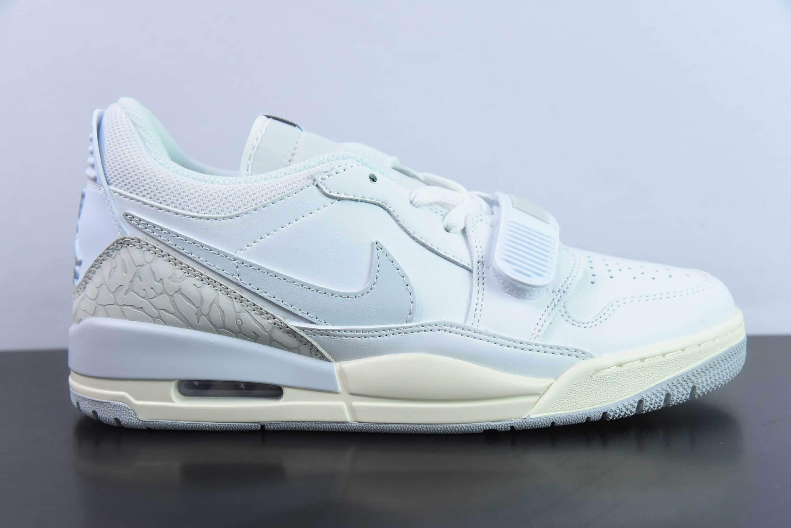 乔丹Air Jordan Legacy AJ312 Low 白银魔术贴三合一板鞋纯原版本 货号：HJ3483-101