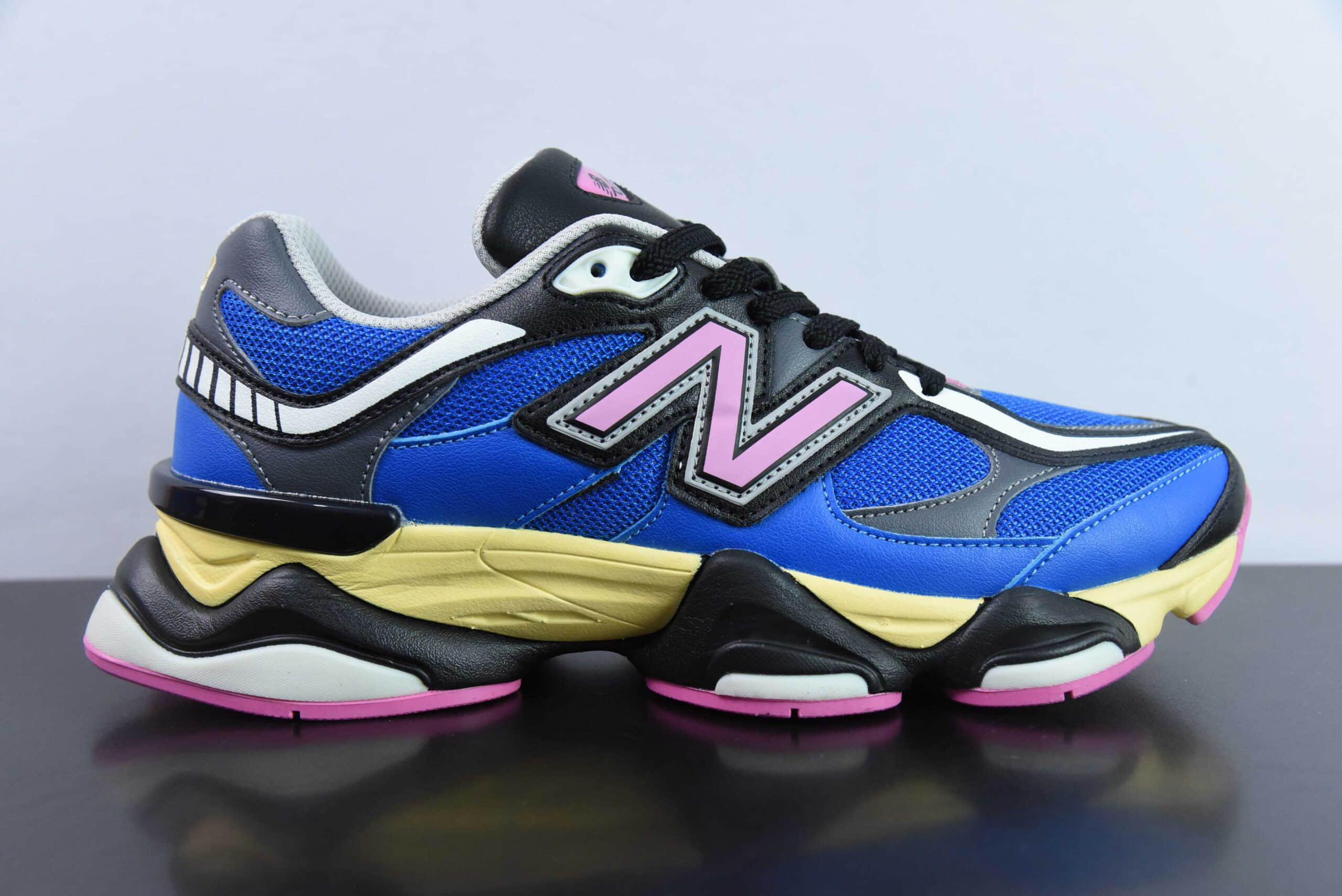 新百伦New Balance NB9060 龙年限定黑蓝粉色联名款复古休闲运动慢跑鞋纯原版本 货号:U9060BPO