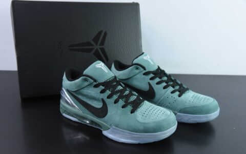 科比Zoom Kobe 4 科比四代电镀银绿色男子实战篮球鞋纯原版本 货号：FQ3545-300
