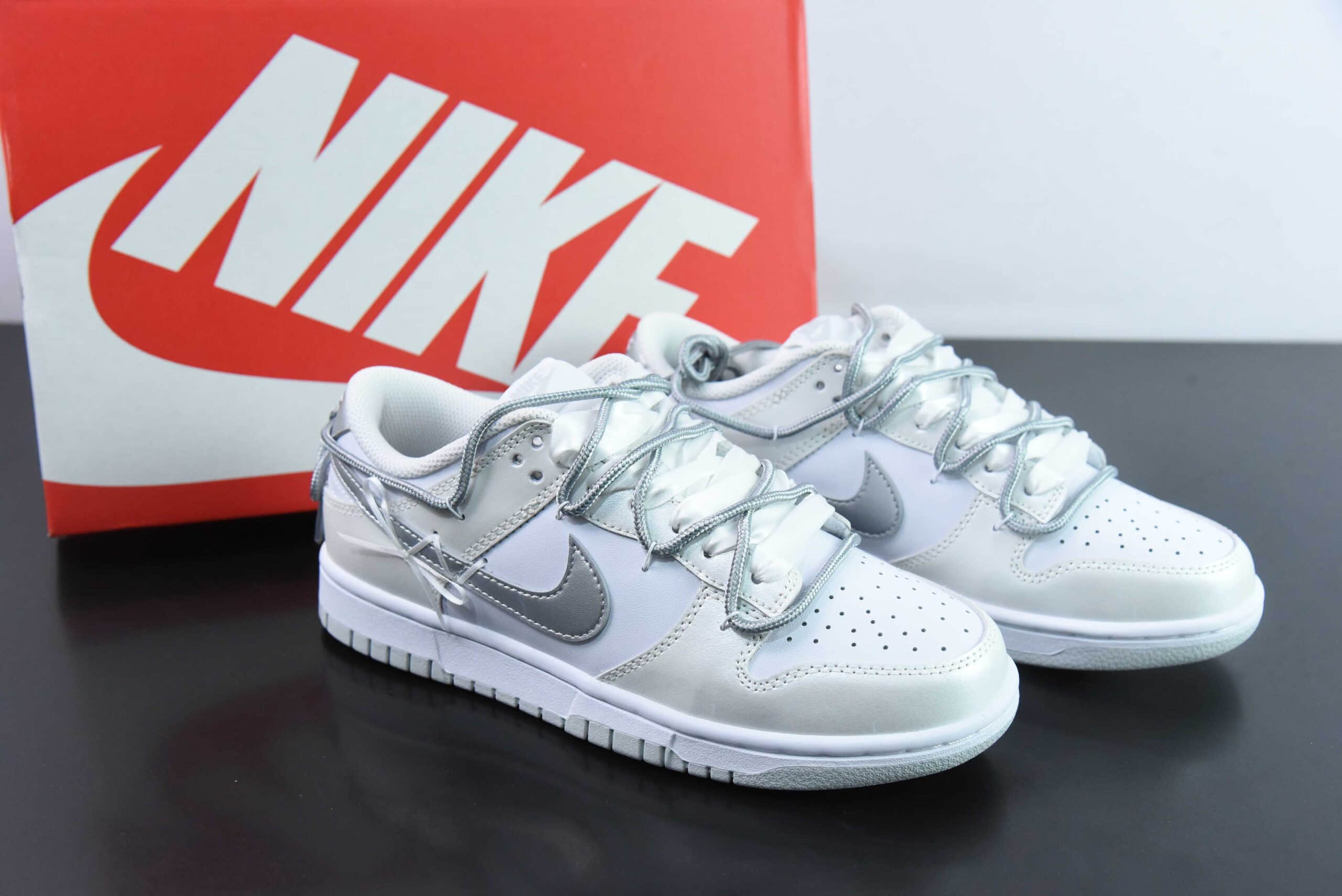 耐克Nike Dunk Low 轻银芭蕾白银SB低帮休闲滑板鞋纯原版本 货号:DH9765-102