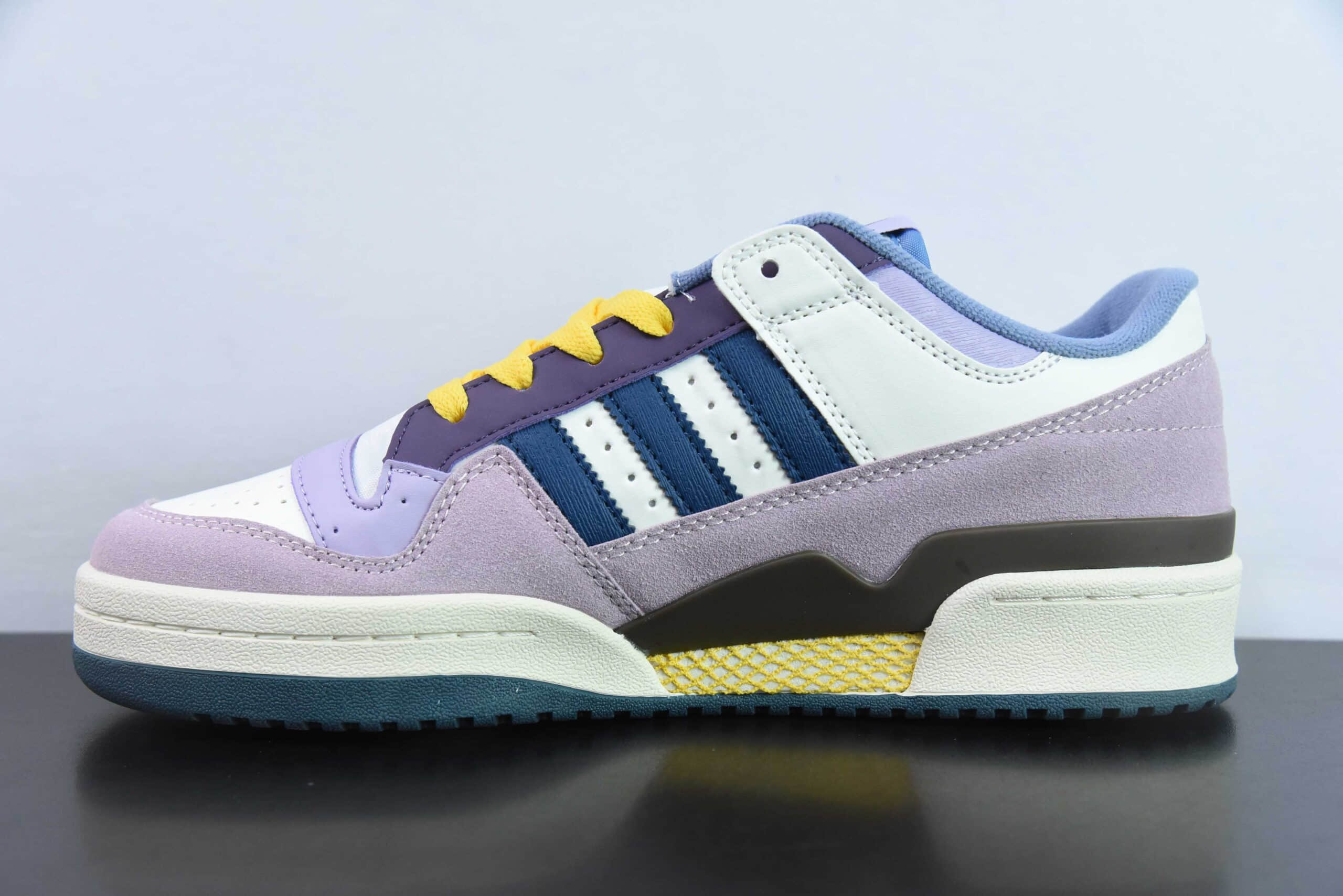 阿迪达斯 Adidas Forum Low葡萄紫色低帮复古休闲板鞋纯原版本 货号:ID6266