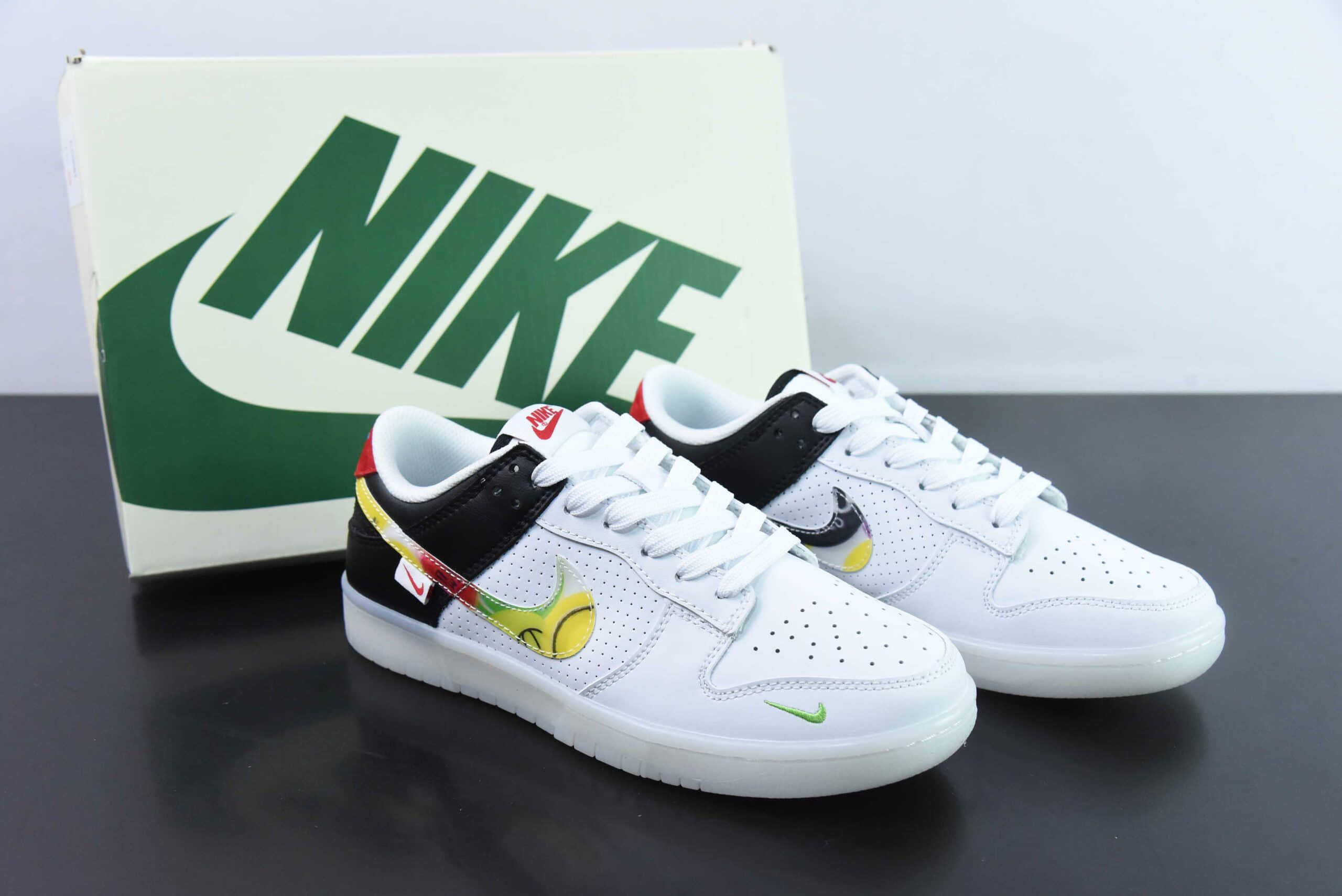 耐克Nike SB Dunk Low 多彩水晶周年高端定制低帮休闲板鞋纯原版本 货号:JH8039-935