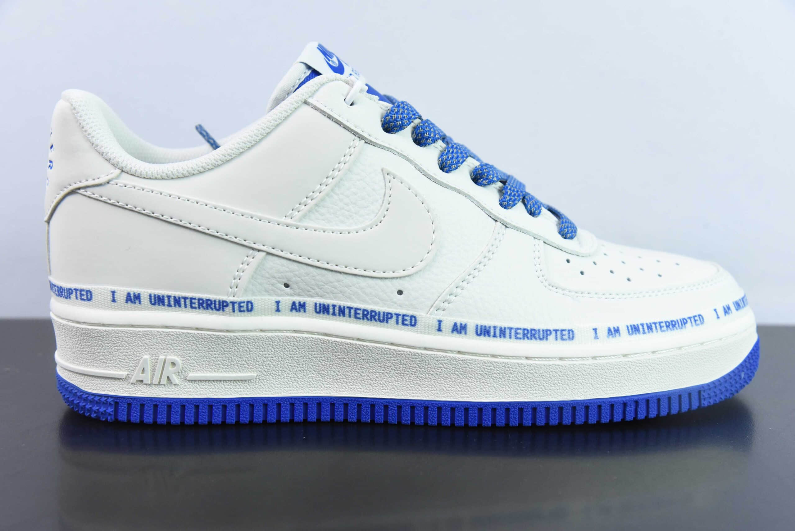 耐克Nike Air Force 1´07 Low 米白蓝签名涂鸦满天星空军一号低帮百搭休闲运动板鞋纯原版本 货号:QA1127-811