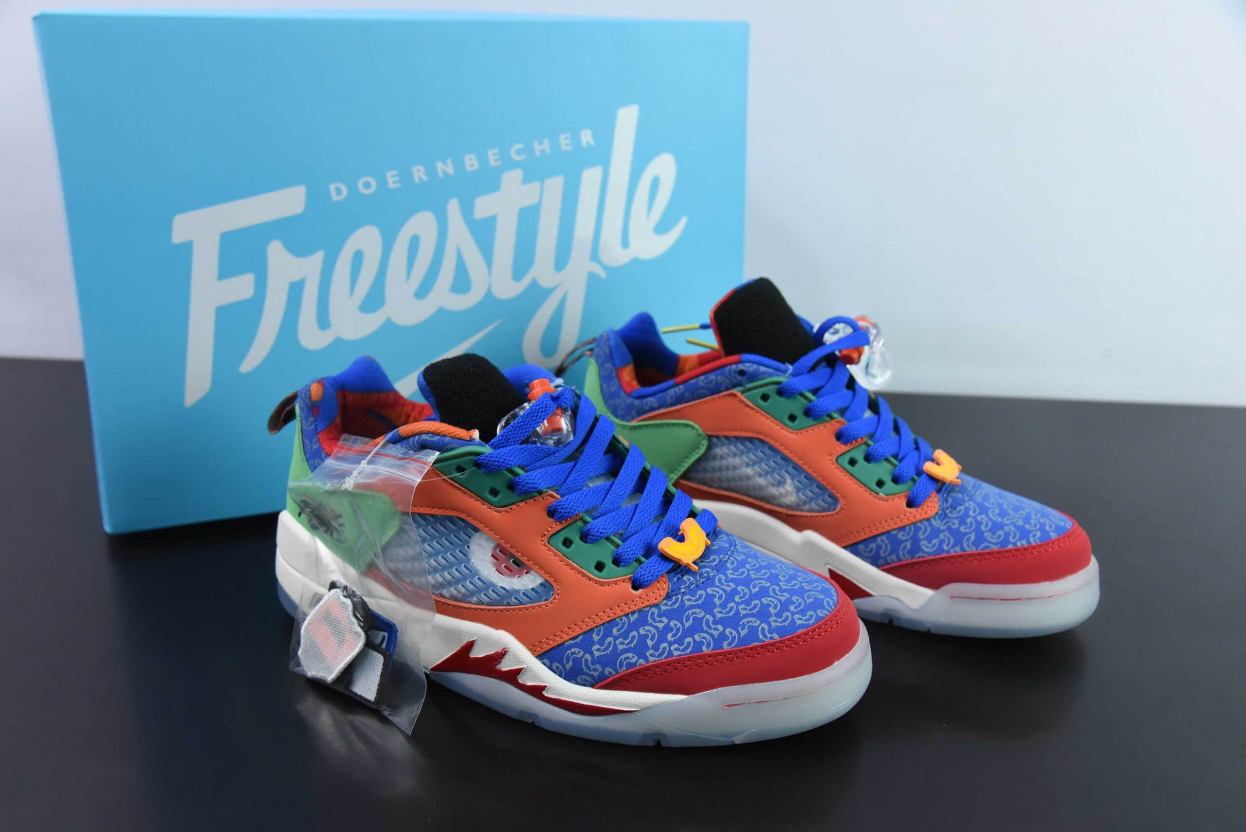 乔丹Air Jordan 5 Low Doernbecher AJ5慈善基金联盟低帮复古文化篮球鞋纯原版本 货号：DR6287-486