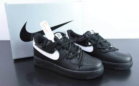耐克Nike Air Force 1 Low 黑白勾经典绑带空军一号低帮休闲板鞋纯原版本 货号：ZH0316-018