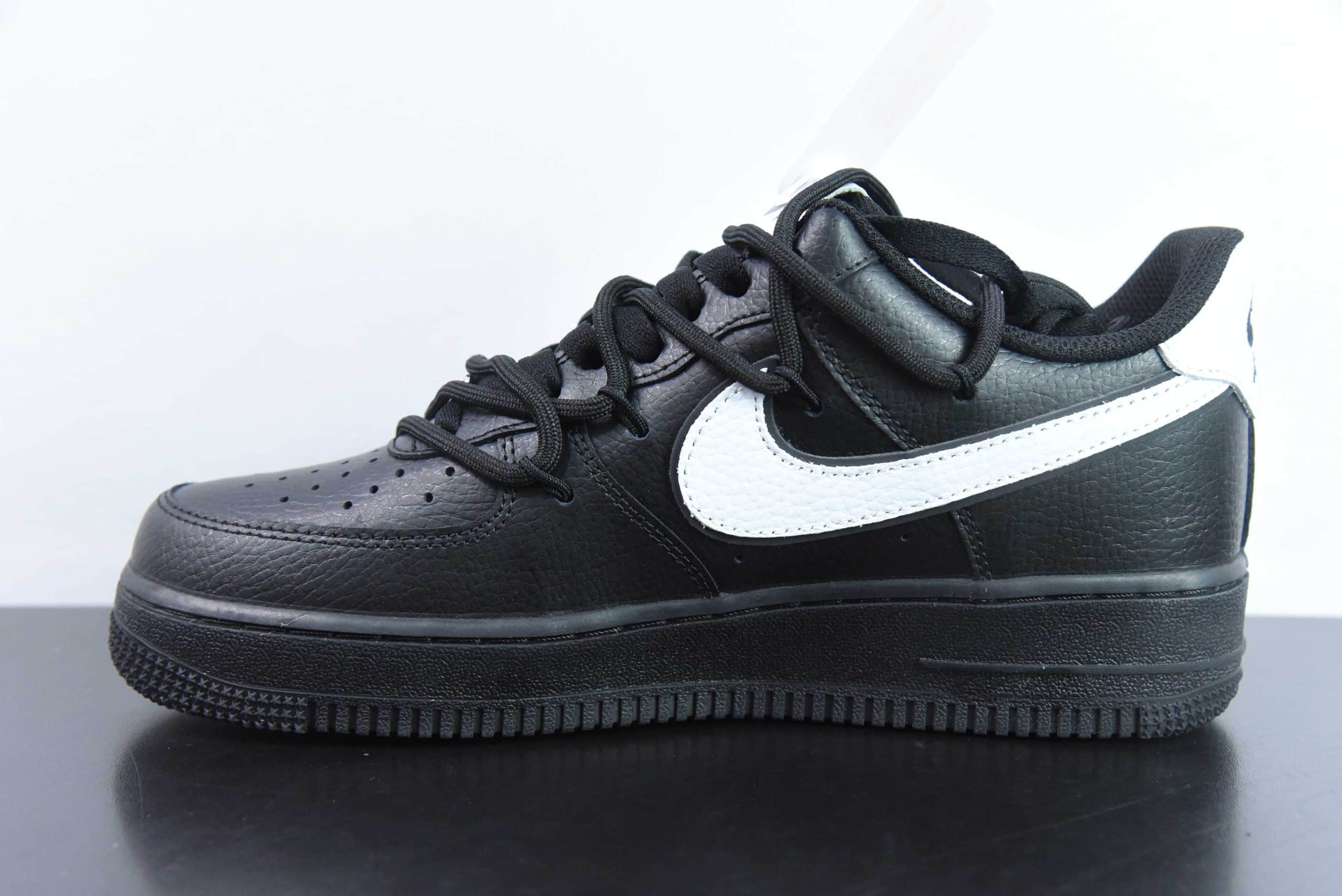 耐克Nike Air Force 1 Low 黑白勾经典绑带空军一号低帮休闲板鞋纯原版本 货号：ZH0316-018 