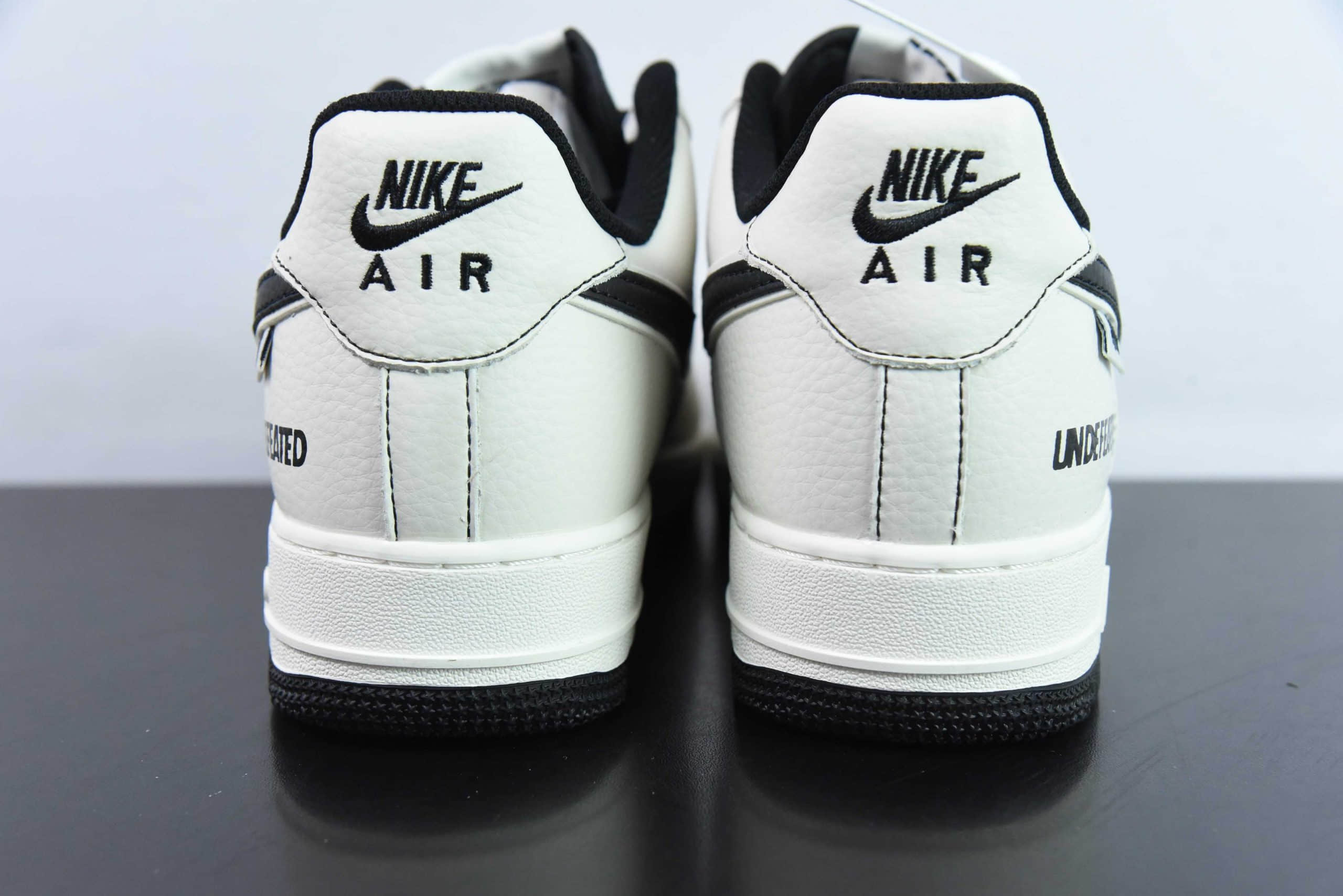 耐克Nike Undefeated x Nike Air Force 1 Low五道杠联名米黑麻绳空军一号低帮休闲板鞋纯原版本 货号：UT2023-201