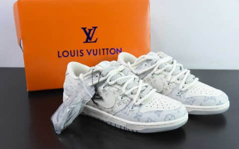 乔丹Travis Scott x Fragment Design x Jordan Air Jordan 1 Low OG SP AJ1 LV联名黑牛仔印花低帮文化休闲板鞋纯原版本 货号：SJ2068-005