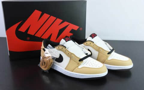 乔丹Air Jordan 1 Low OG B Rookie of the Year棕白低帮复古文化篮球鞋纯原版本 货号：CZ0790-107