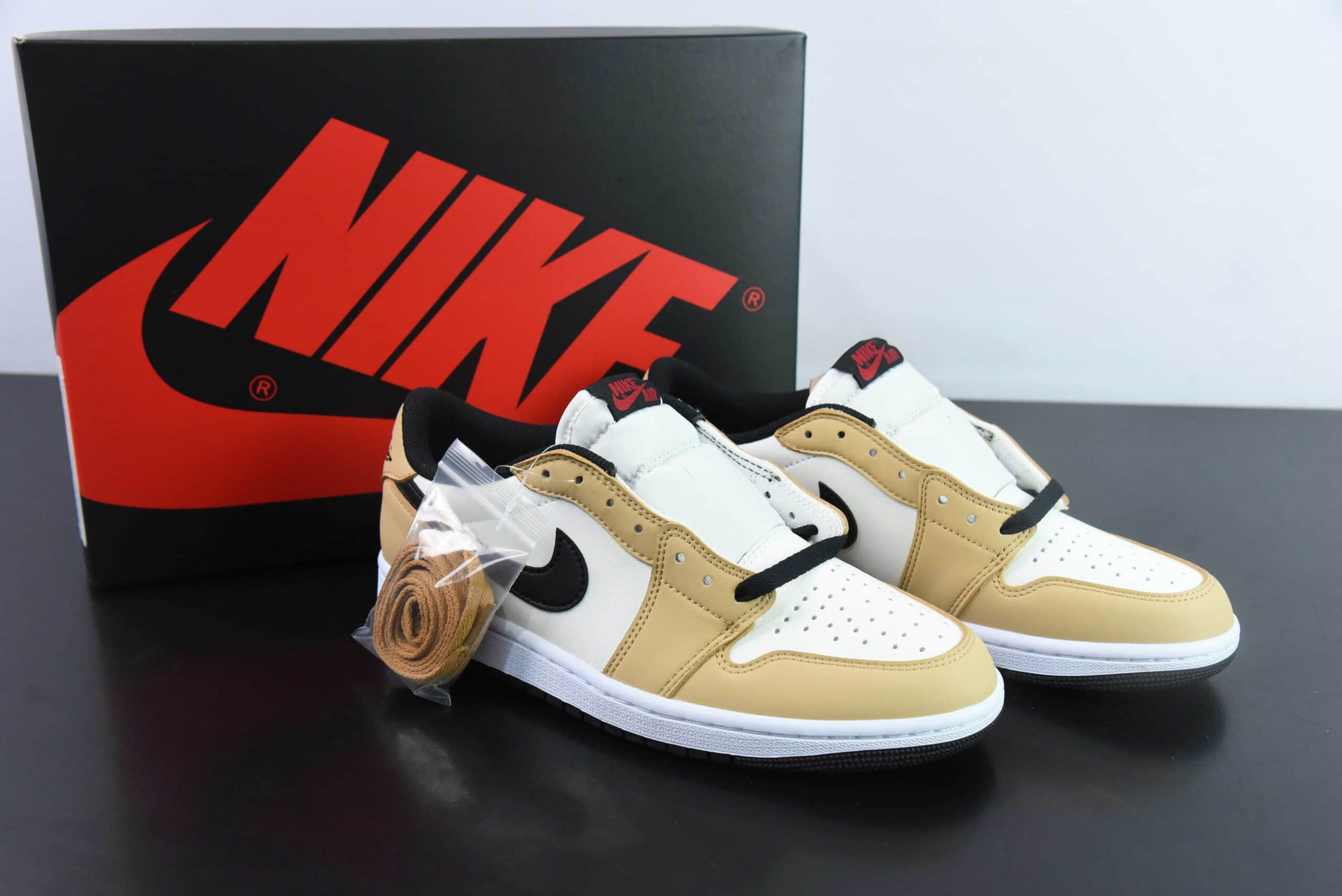 乔丹Air Jordan 1 Low OG B Rookie of the Year棕白低帮复古文化篮球鞋纯原版本 货号:CZ0790-107