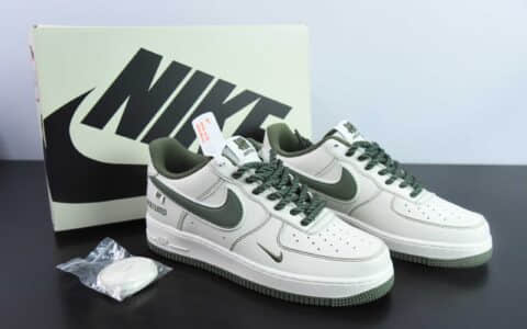 耐克Nike Undefeated x Nk Air Force 1'07 Low 军绿麻绳空军一号低帮休闲板鞋纯原版本 货号：UT2023-202