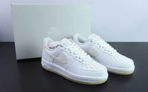 耐克Nike Air Force 1 Low ’07 白灰夜光空军一号低帮休闲板鞋纯原版本 货号：AO2132-101
