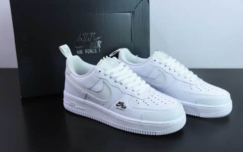 耐克Nike Air Force 1 Premium 全白3M配色空军一号低帮休闲板鞋纯原版本 货号：CV3039-100