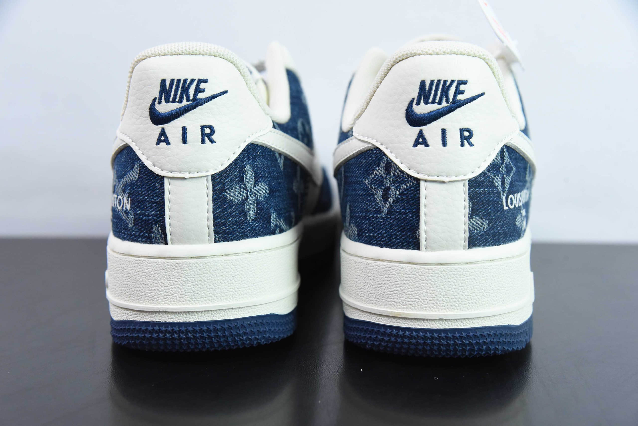 耐克NIke Air Force 1 '07 Low “LV联名荧光蓝牛仔”空军一号低帮休闲板鞋纯原版本 货号：DH7566-100
