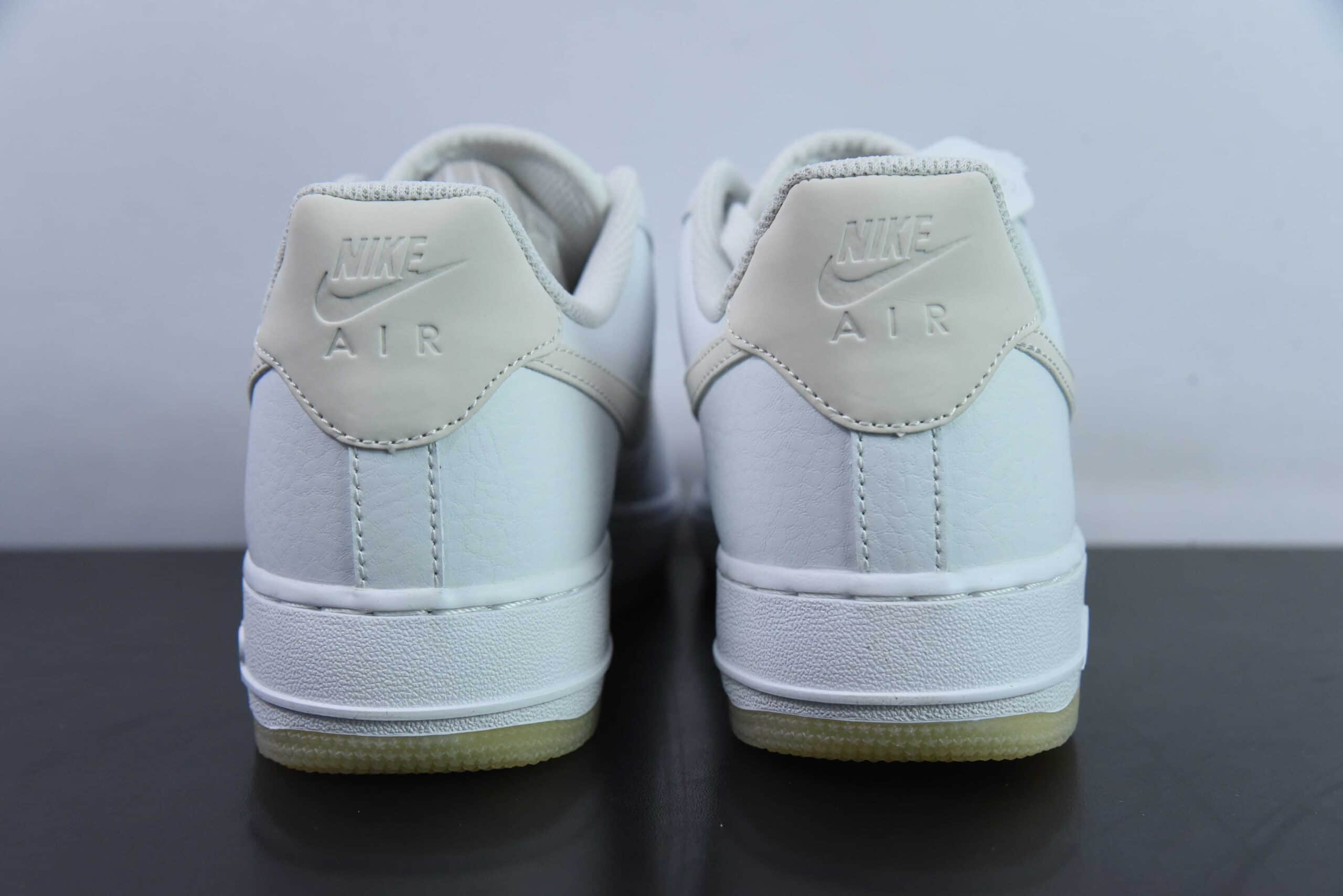 耐克Nike Air Force 1 Low ’07 白灰夜光空军一号低帮休闲板鞋纯原版本 货号:AO2132-101
