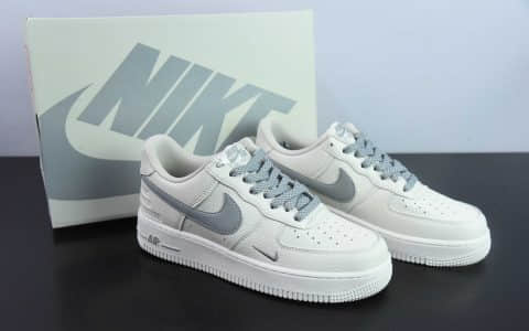 耐克Nike Air Force 1´07 Low 白灰空军一号低帮百搭休闲运动板鞋纯原版本 货号：DD8959-708