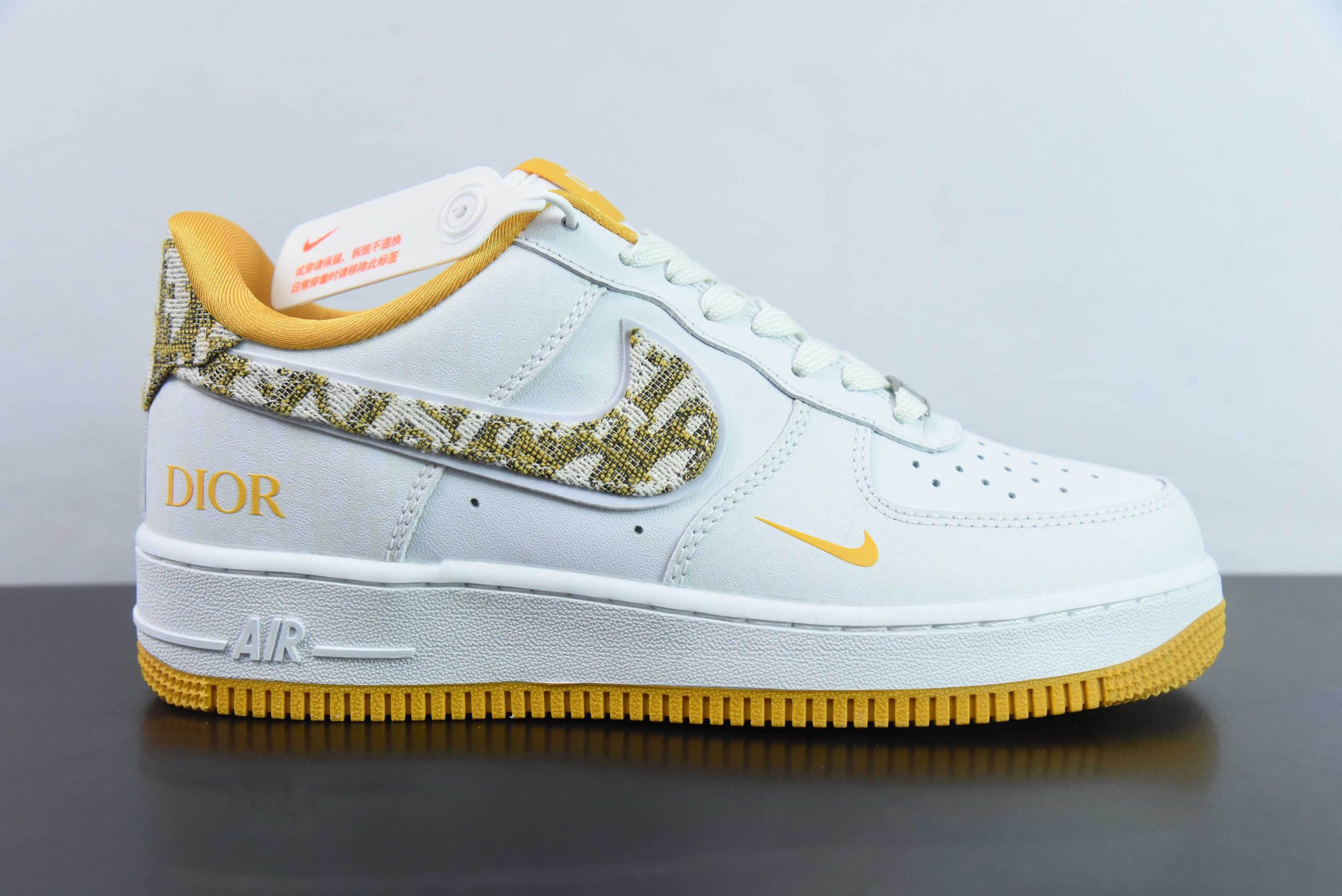 耐克NIke Air Force 1 '07 Low “迪奥联名黄暗夜行者”空军一号低帮休闲板鞋纯原版本 货号：DR6239-838 