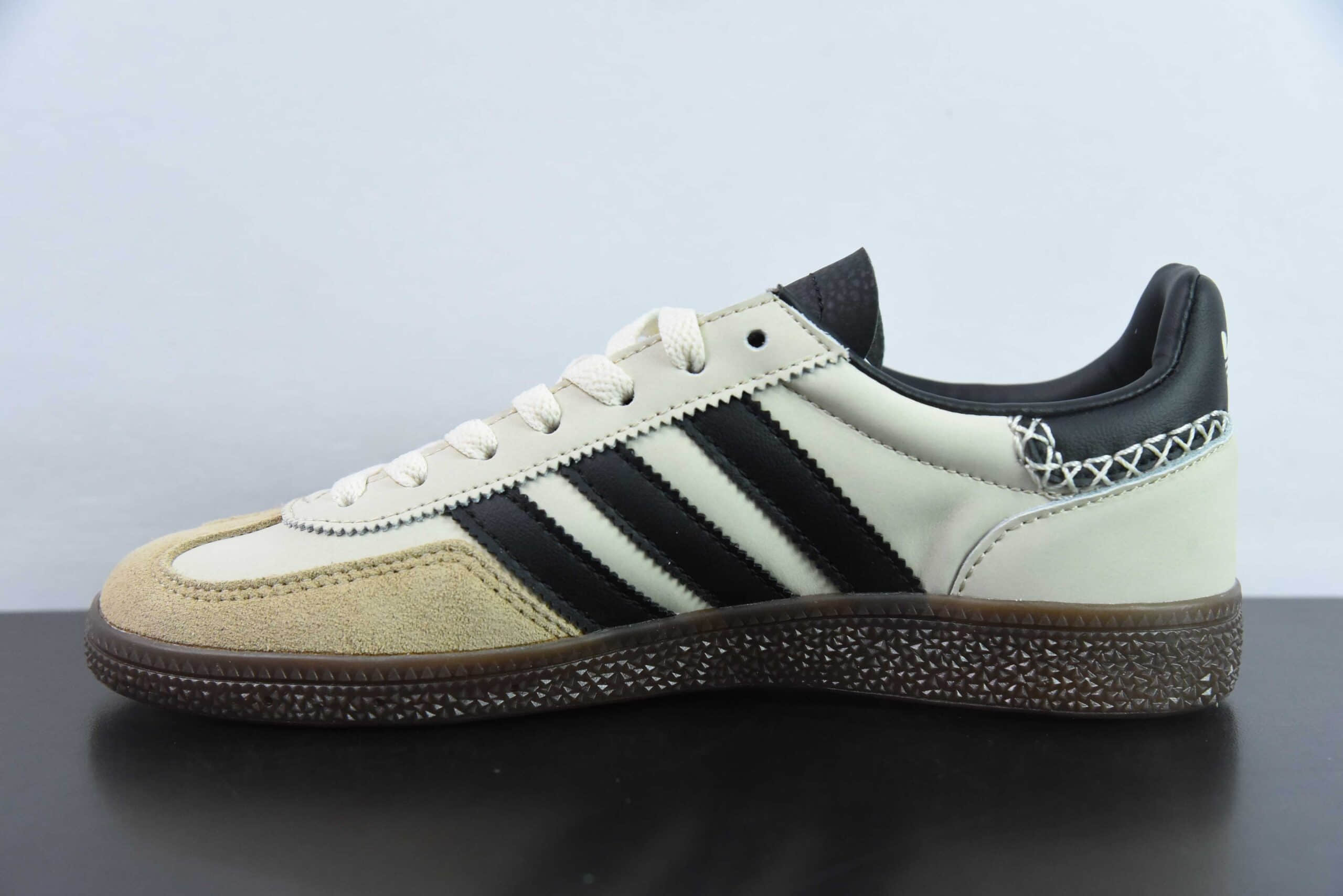 阿迪达斯Adidas Originals Handball Spezial ‘Wonder Beige’马克线手球运动员系列百搭休闲运动板鞋纯原版本 货号: IE3698