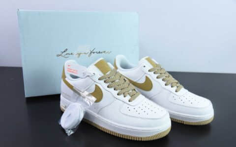 耐克Nike NOCTA×NIke Air Force 1 Low certified lover boy卡其经典空军一号低帮休闲板鞋纯原版本 货号：LO1718-053
