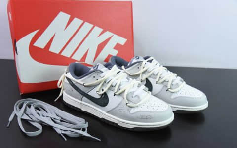 耐克Nike Dunk Low 气泡水母灰色岛屿灰蓝黄低帮休闲运动滑板鞋纯原版本 货号：FJ4188-100