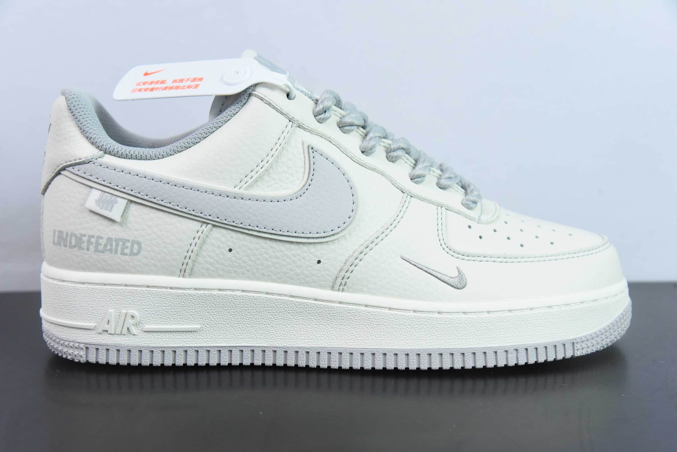 耐克Nike Undefeated x Nk Air Force 1'07 Low 米灰麻绳空军一号低帮休闲板鞋纯原版本 货号: UT2023-203