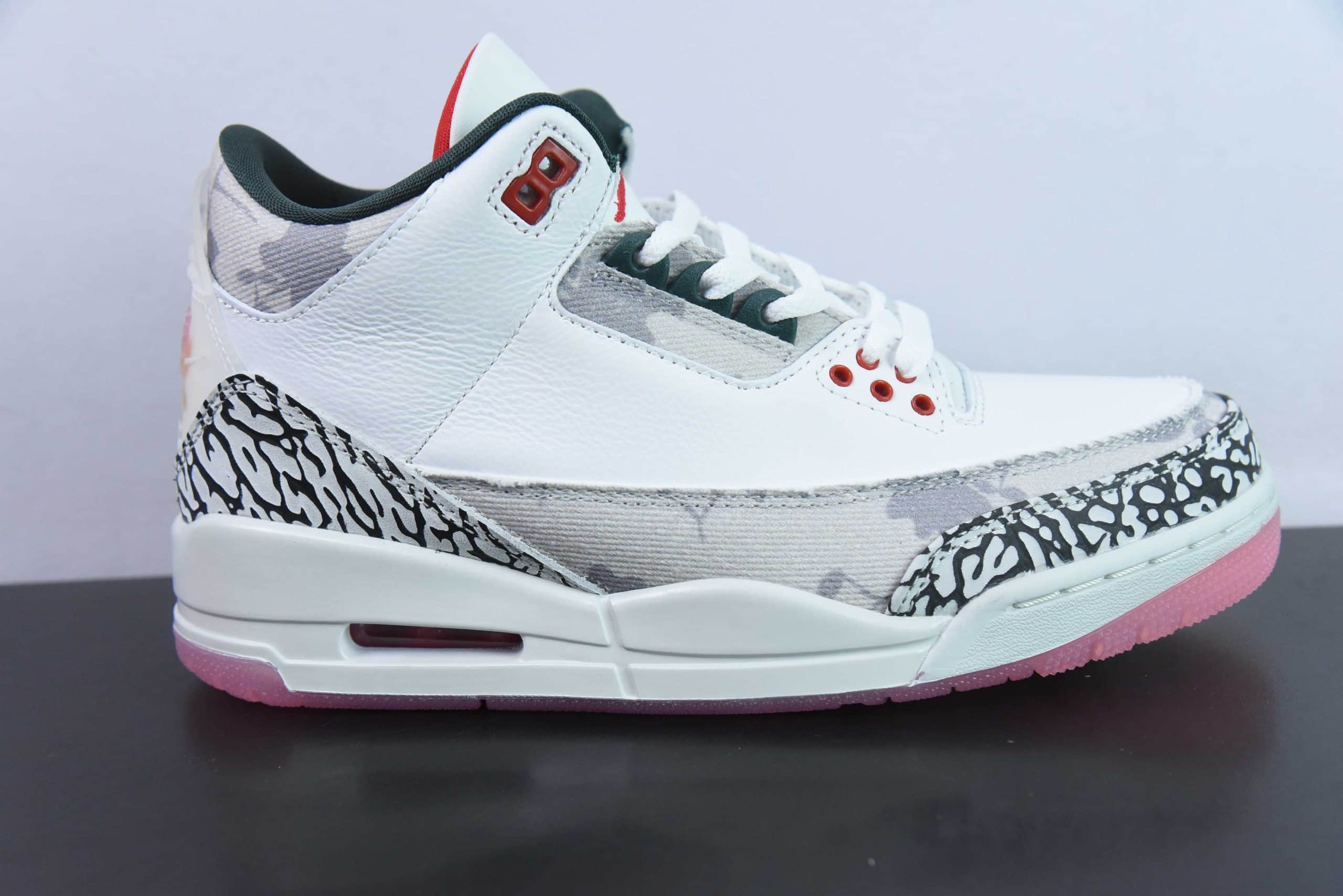 乔丹Air Jordan 3 Retro Wings AJ3 乔3花卉复古文化篮球鞋纯原版本 货号：HM6993-100