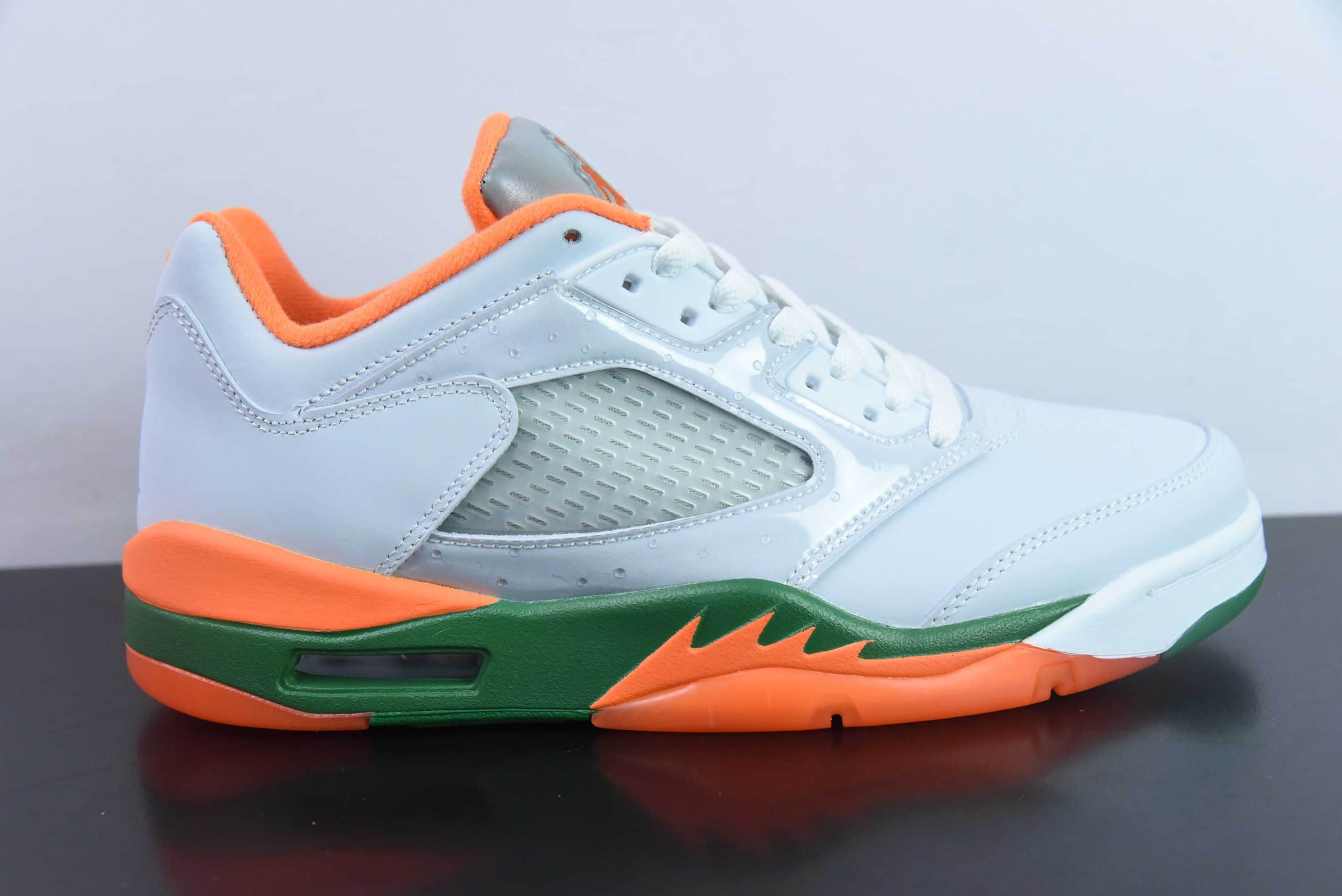 乔丹Air Jordan 5 Low 多巴胺橙绿低帮篮球鞋纯原版本 货号：FQ1293-018