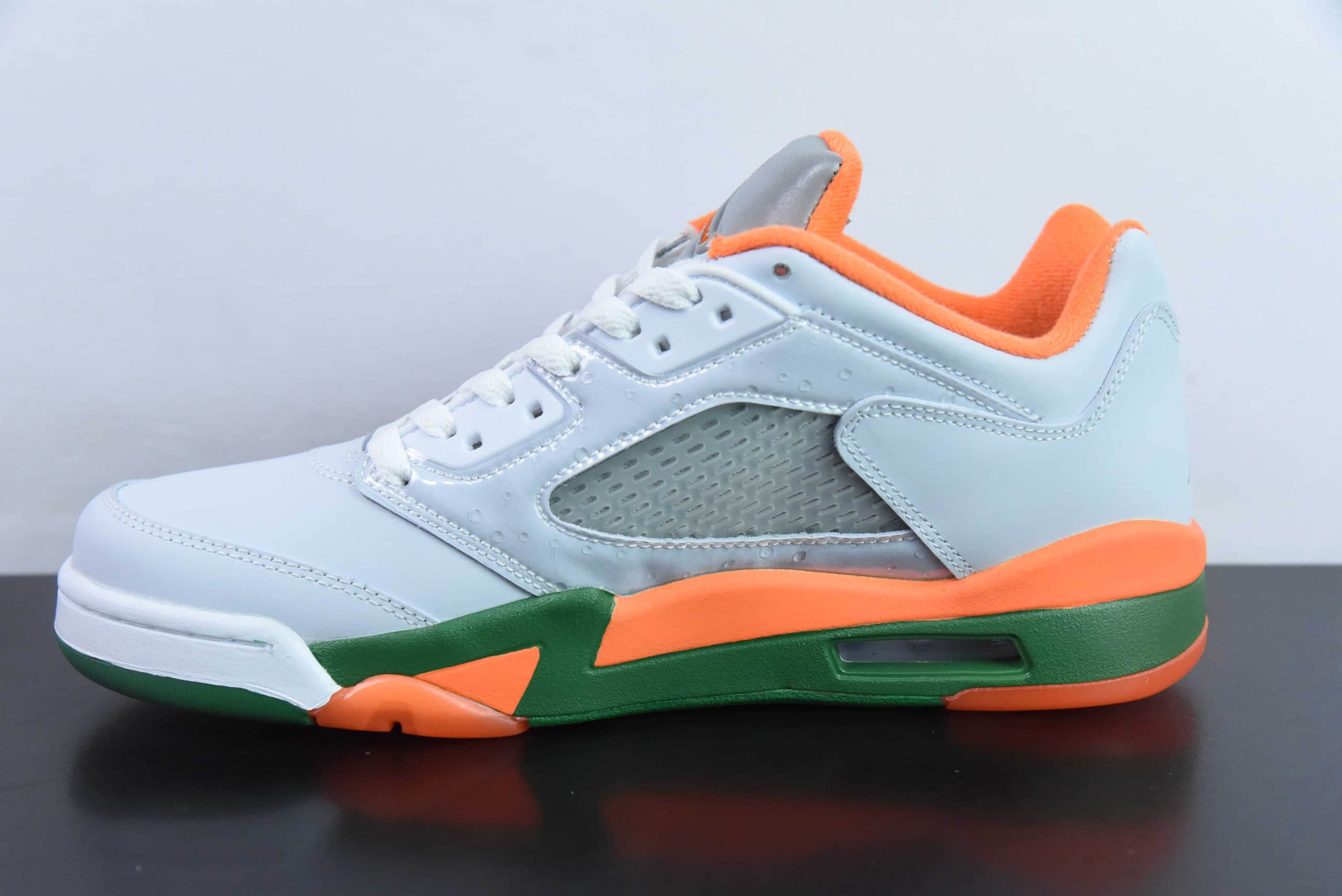 乔丹Air Jordan 5 Low 多巴胺橙绿低帮篮球鞋纯原版本 货号：FQ1293-018