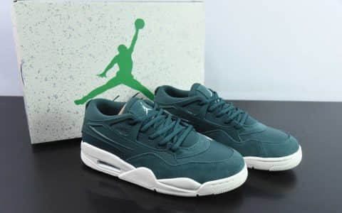 乔丹Air Jordan 4 Remastered AJ4乔4重制墨绿低帮复古文化篮球鞋纯原版本 货号：FQ7940-300