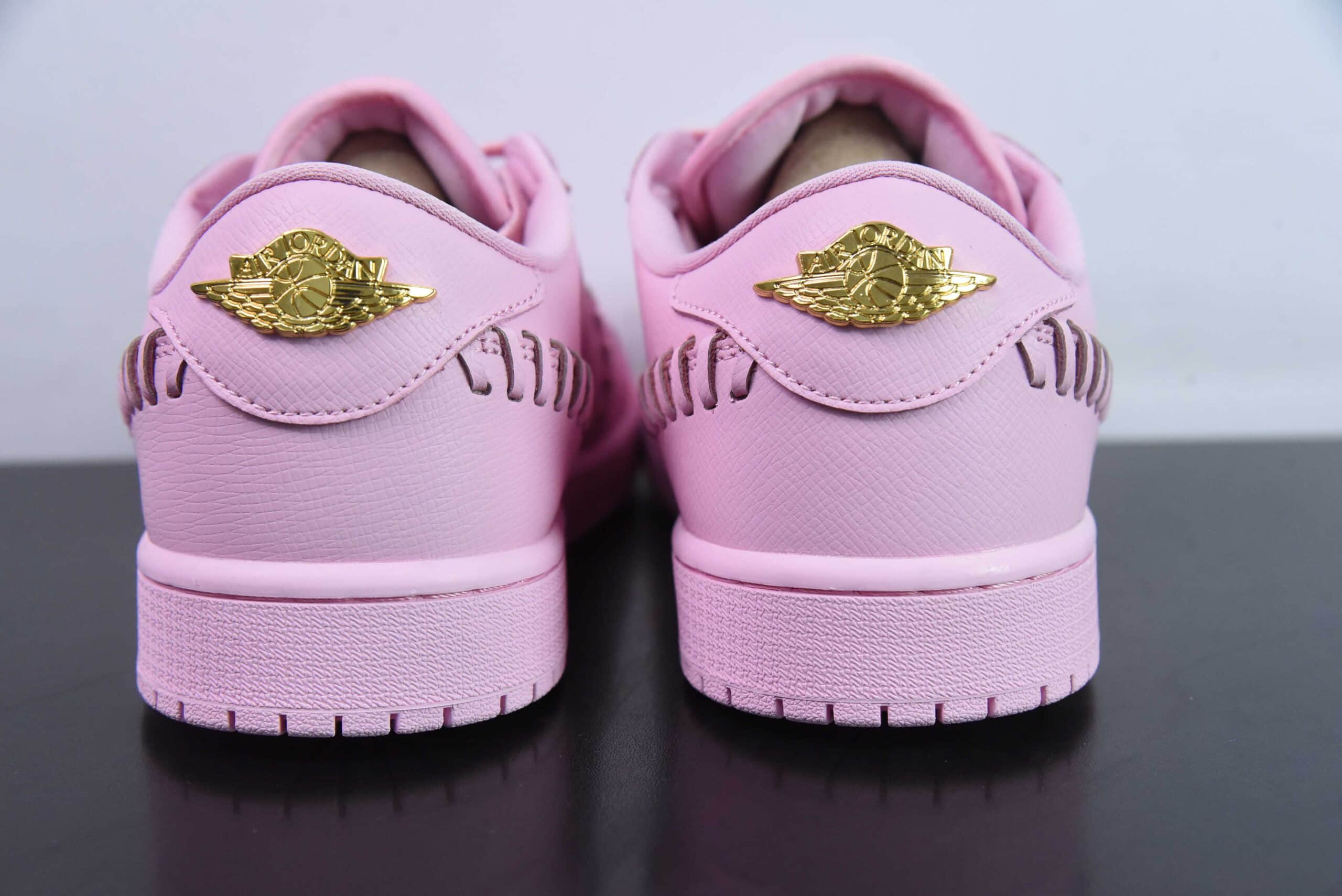 乔丹Air Jordan 1 Low Method of Make AJ1 乔1粉金色低帮文化休闲运动板鞋纯原版本 货号：FN5032-600 