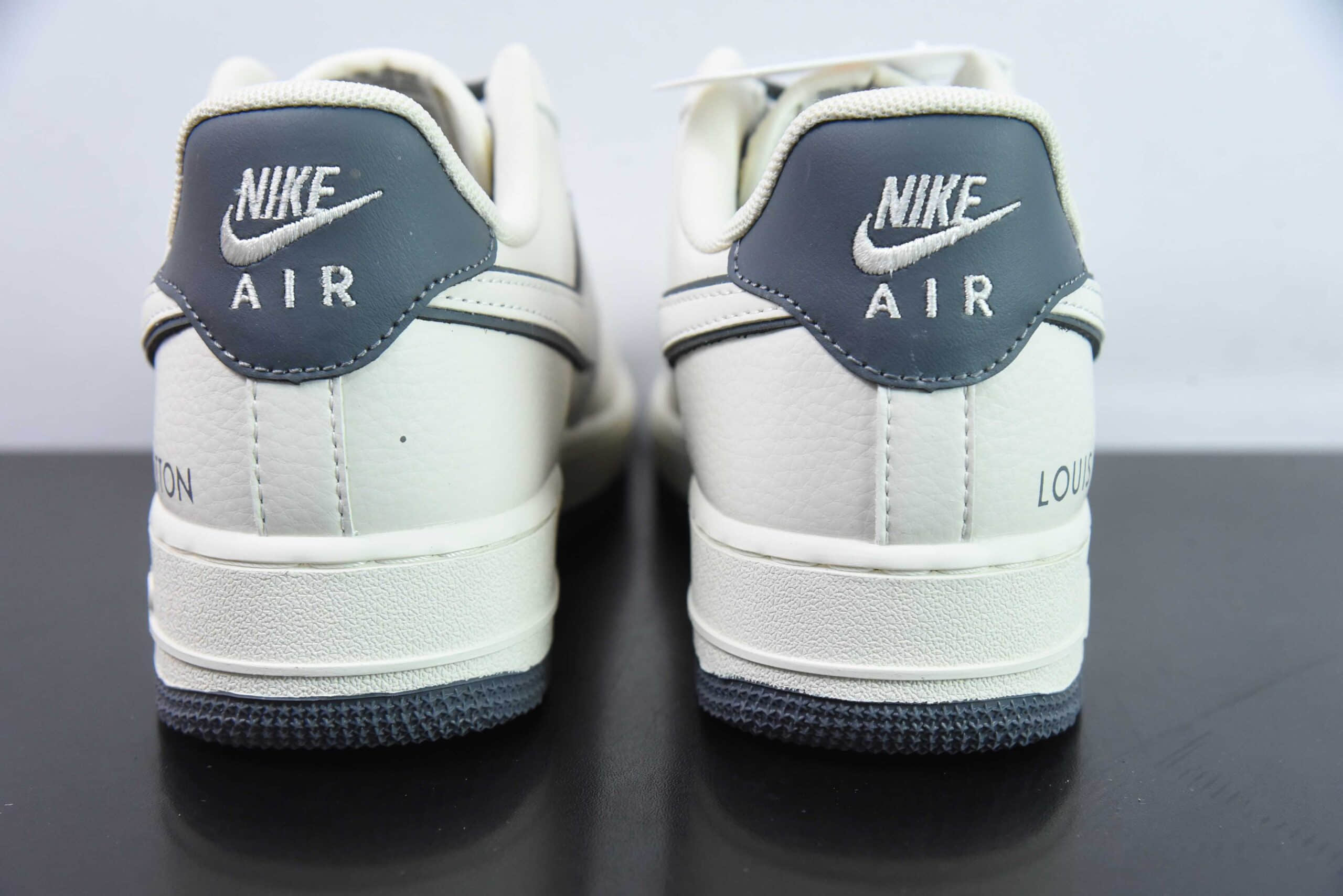 耐克NIke Air Force 1 '07 Low “LV联名米灰印花”空军一号低帮休闲板鞋纯原版本 货号:FB0788-200