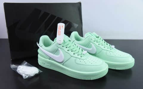 耐克Nike Ambush x Nk Air Force 1'07 Low Phantom 联名款荧光绿薄荷绿大勾空军一号低帮休闲板鞋纯原版本 货号：DV3464-200