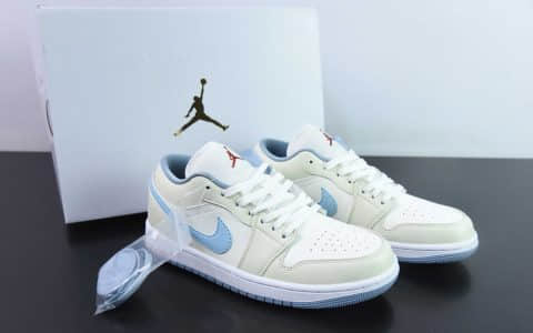 乔丹Air Jordan 1 Low 半岛小茶 AJ1乔1低帮休闲板鞋纯原版本 货号：DC0774-164
