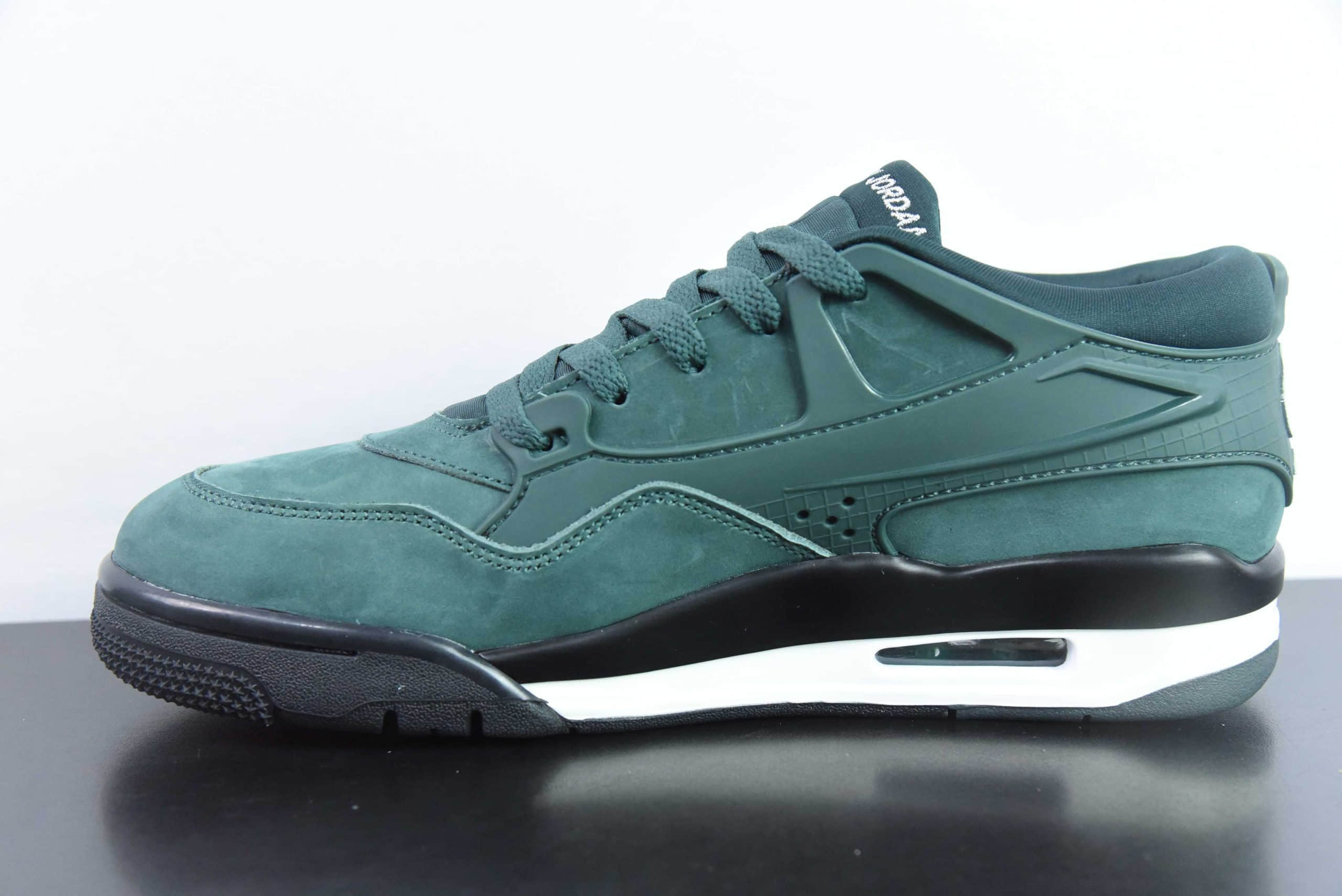 乔丹Nigel Sylvester x Jordan Air Jordan 4 RM “Fence Green” AJ4低帮复刻麂皮绿男子文化篮球鞋纯原版本 货号：HF4334-300