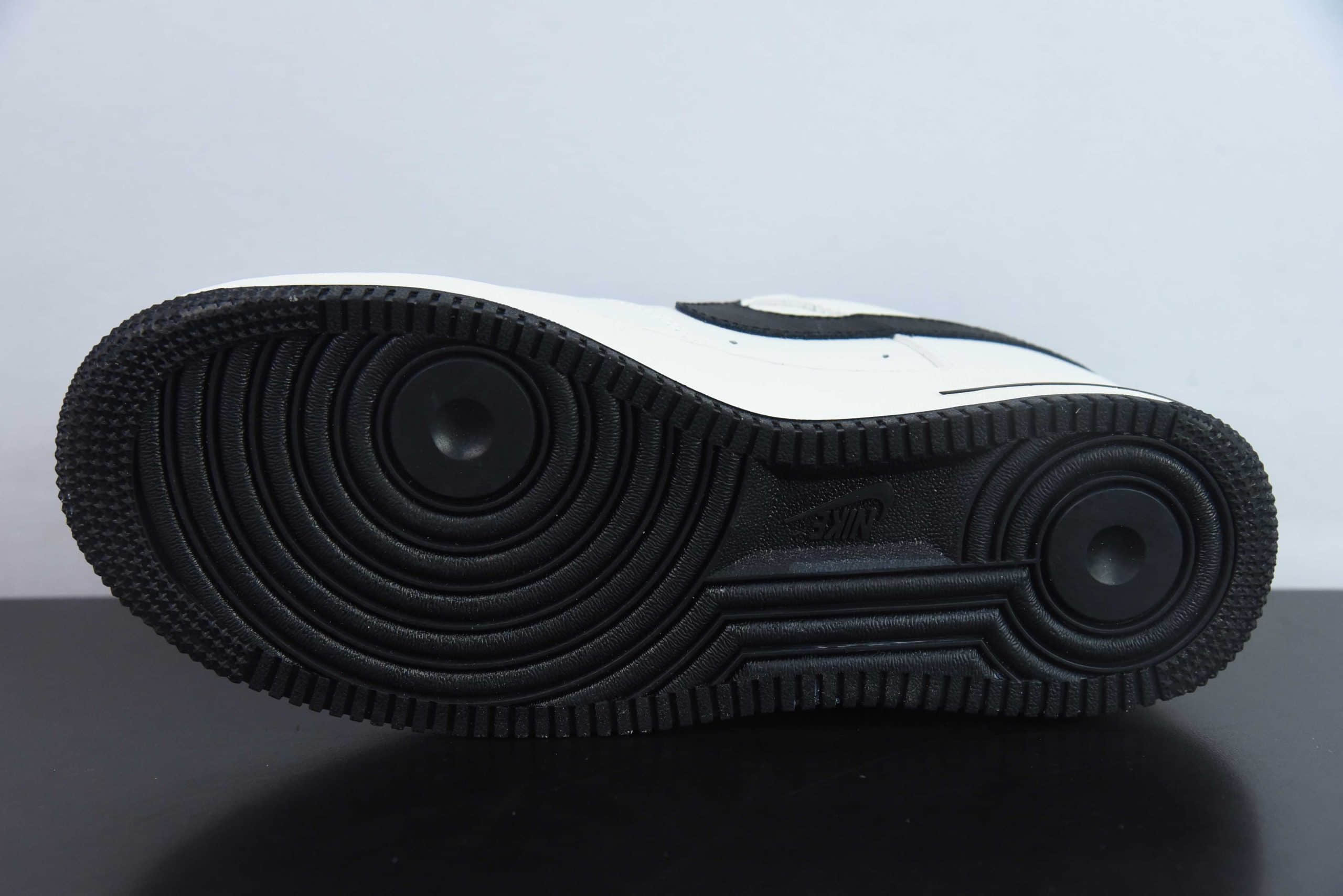 耐克Nike Air Force 1 Low 07 x We11done 米白黑空军一号低帮休闲板鞋纯原版本 货号：WD-111599