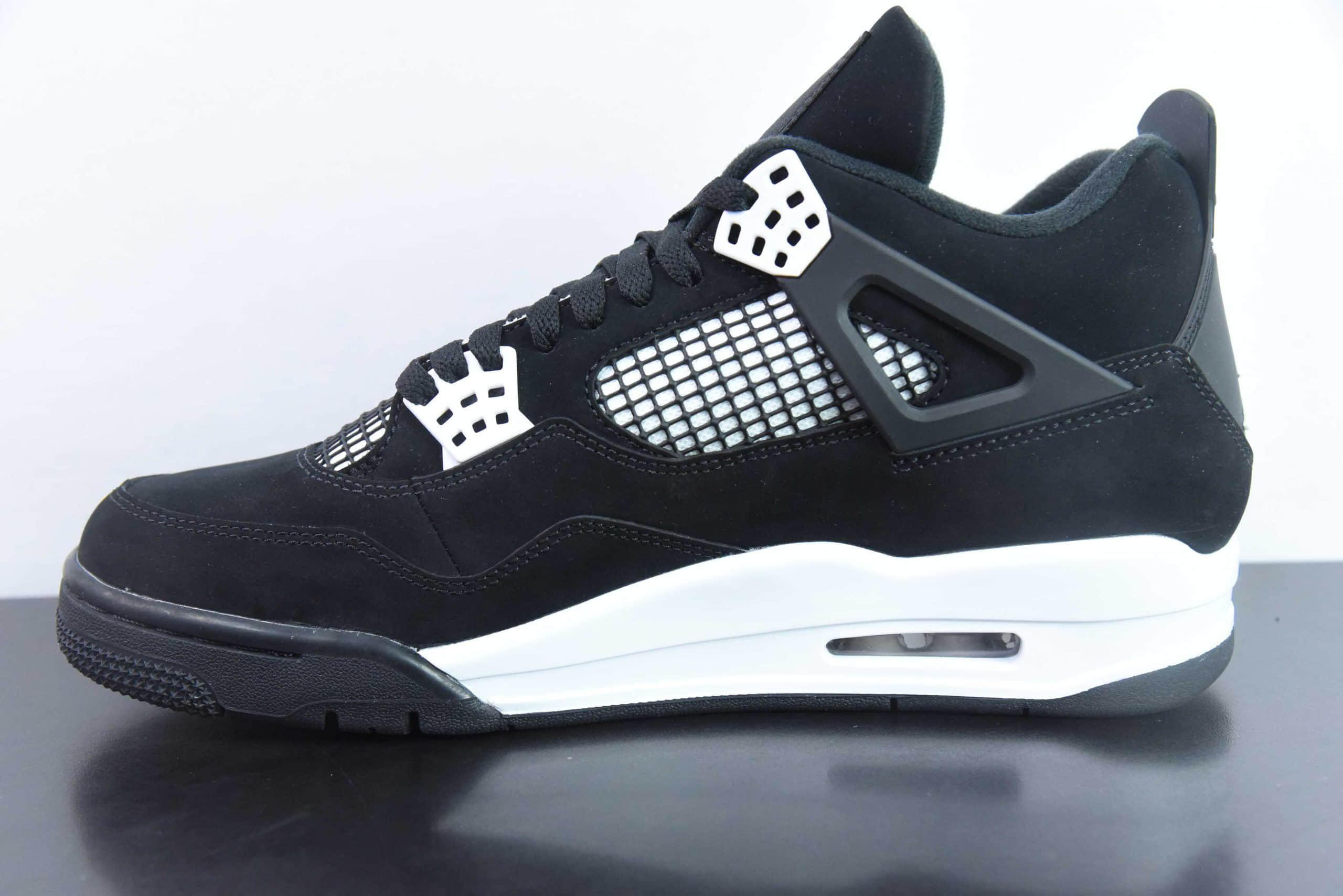 乔丹Air Jordan AJ4 Retro 白黑雷公男子文化篮球鞋纯原版本 货号：FQ8138-001 