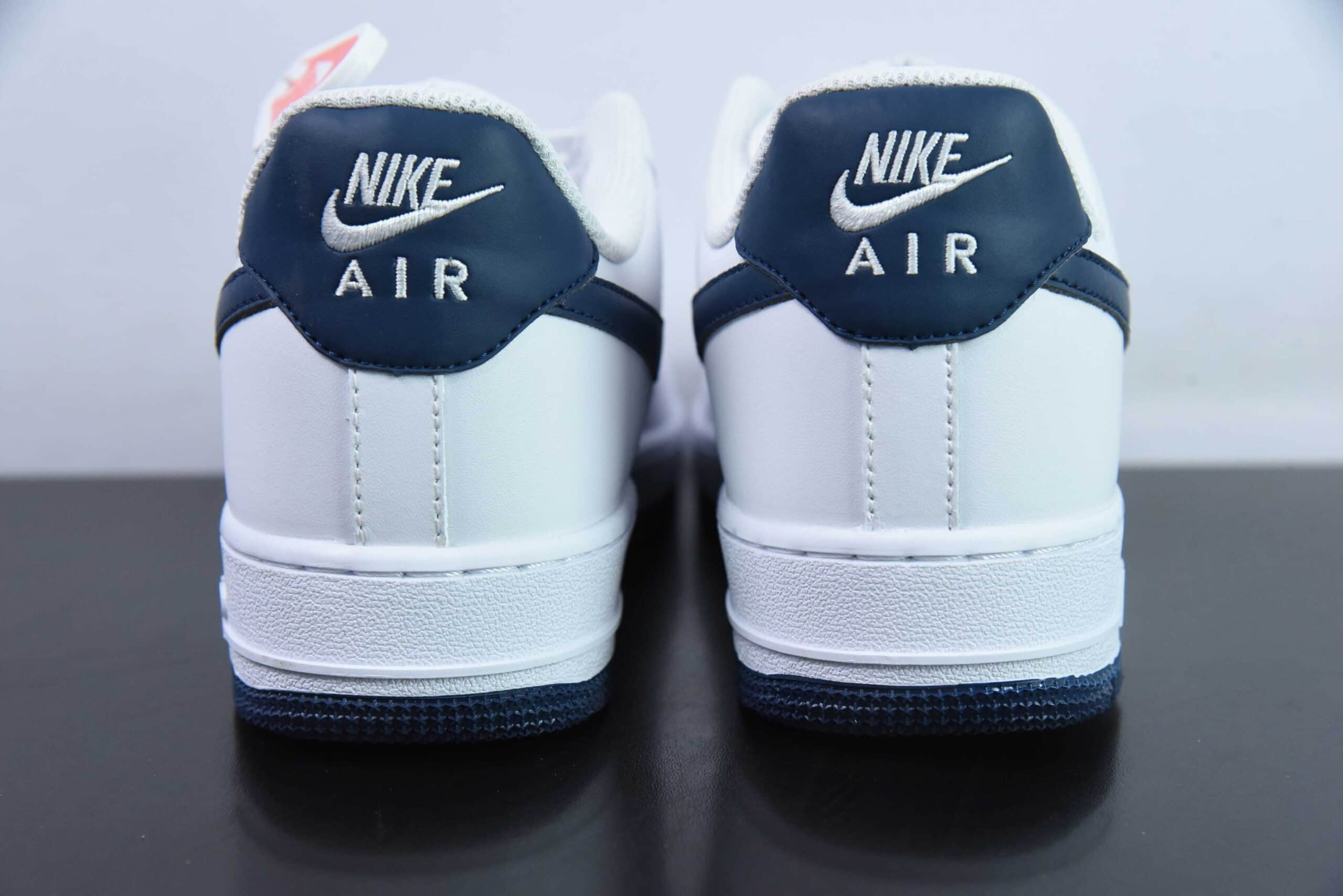 耐克Nike Air Force 1 AF1白蓝空军一号低帮休闲板鞋纯原版本 货号：FJ4146-104 
