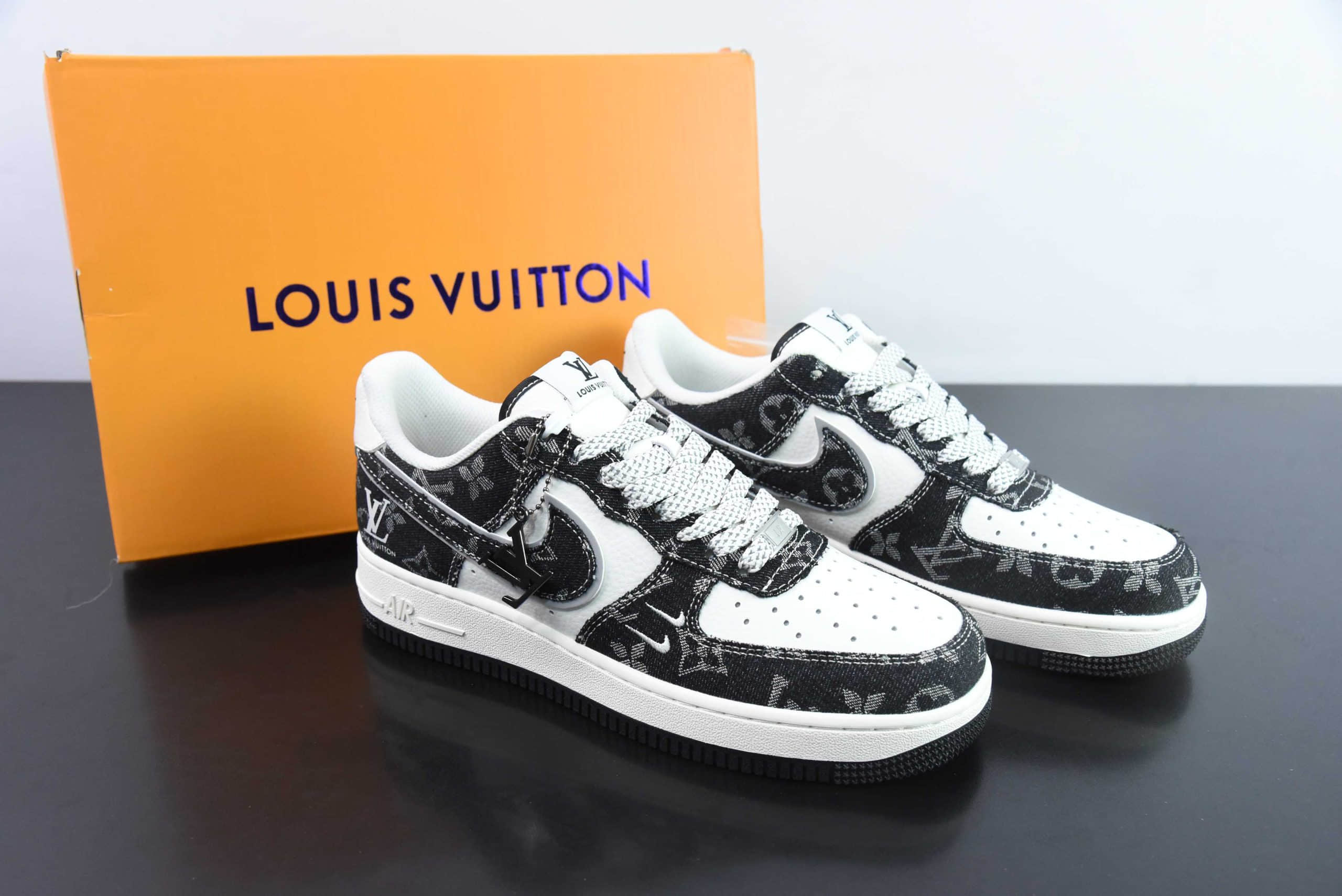 耐克Nike Air Force 1´07 Low LV联名星夜黑空军一号低帮百搭休闲运动板鞋纯原版本 货号：SJ2088-002 