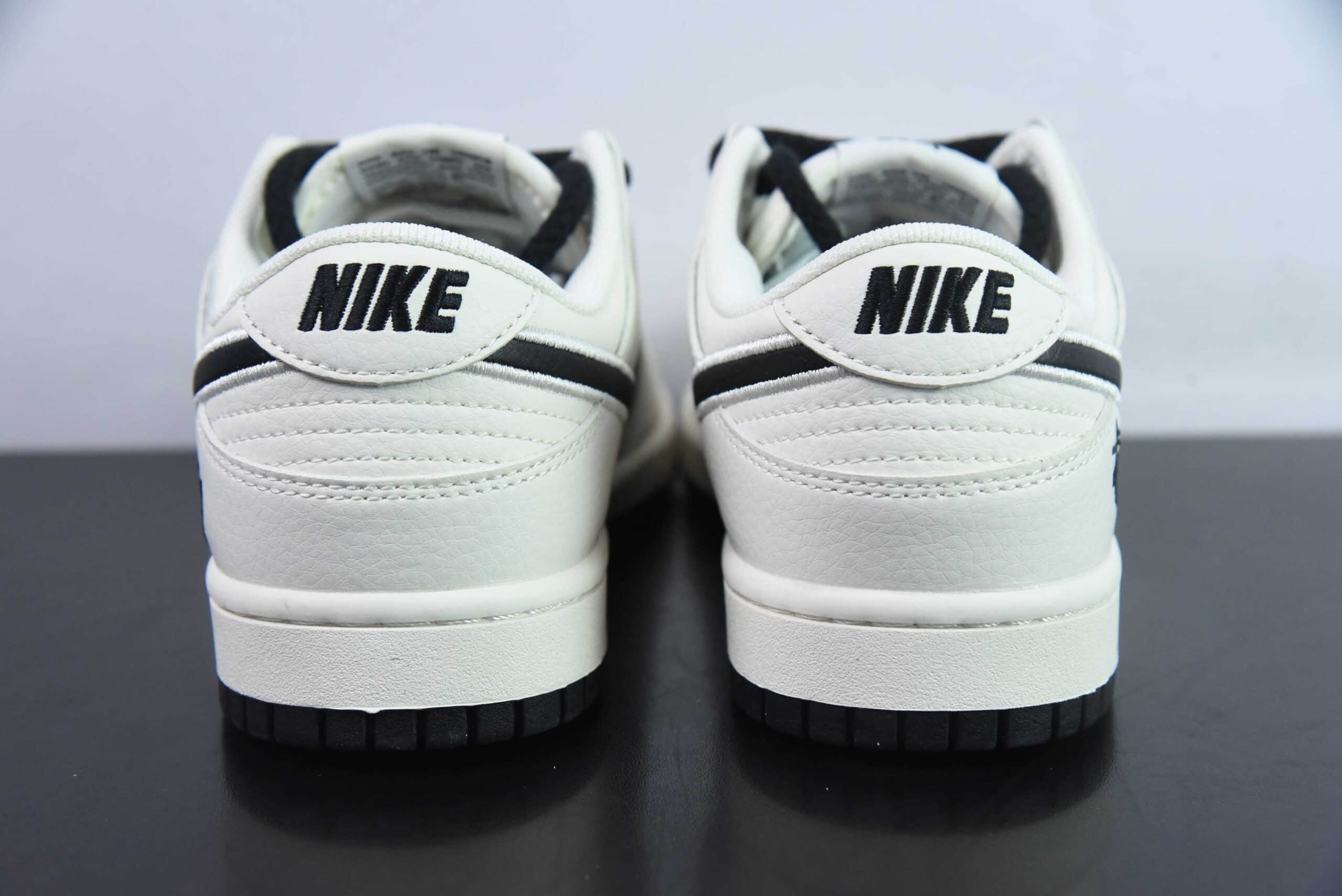 耐克Nike SB Dunk Low x Stussy联名白黑三小钩SB低帮休闲滑板鞋纯原版本 货号：SJ2068-283