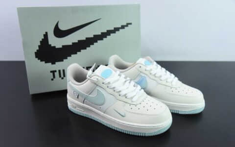 耐克Nike Air Force 1 Low 07 米蒂芙尼绿小钩空军一号低帮休闲板鞋纯原版本 货号：FB1839-211